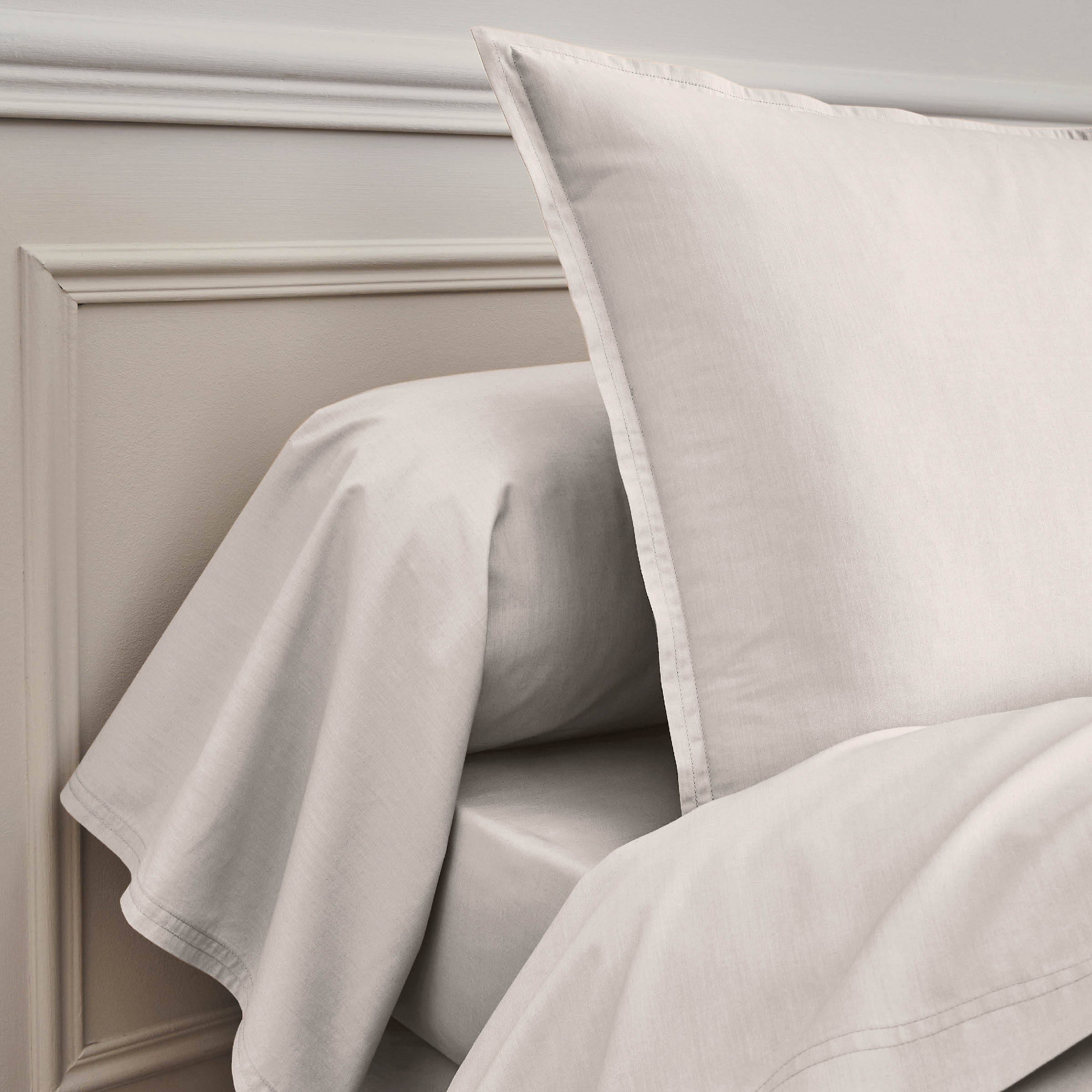 Essix Topper Hoeslaken Premiere Percal 200TC Gris Perle