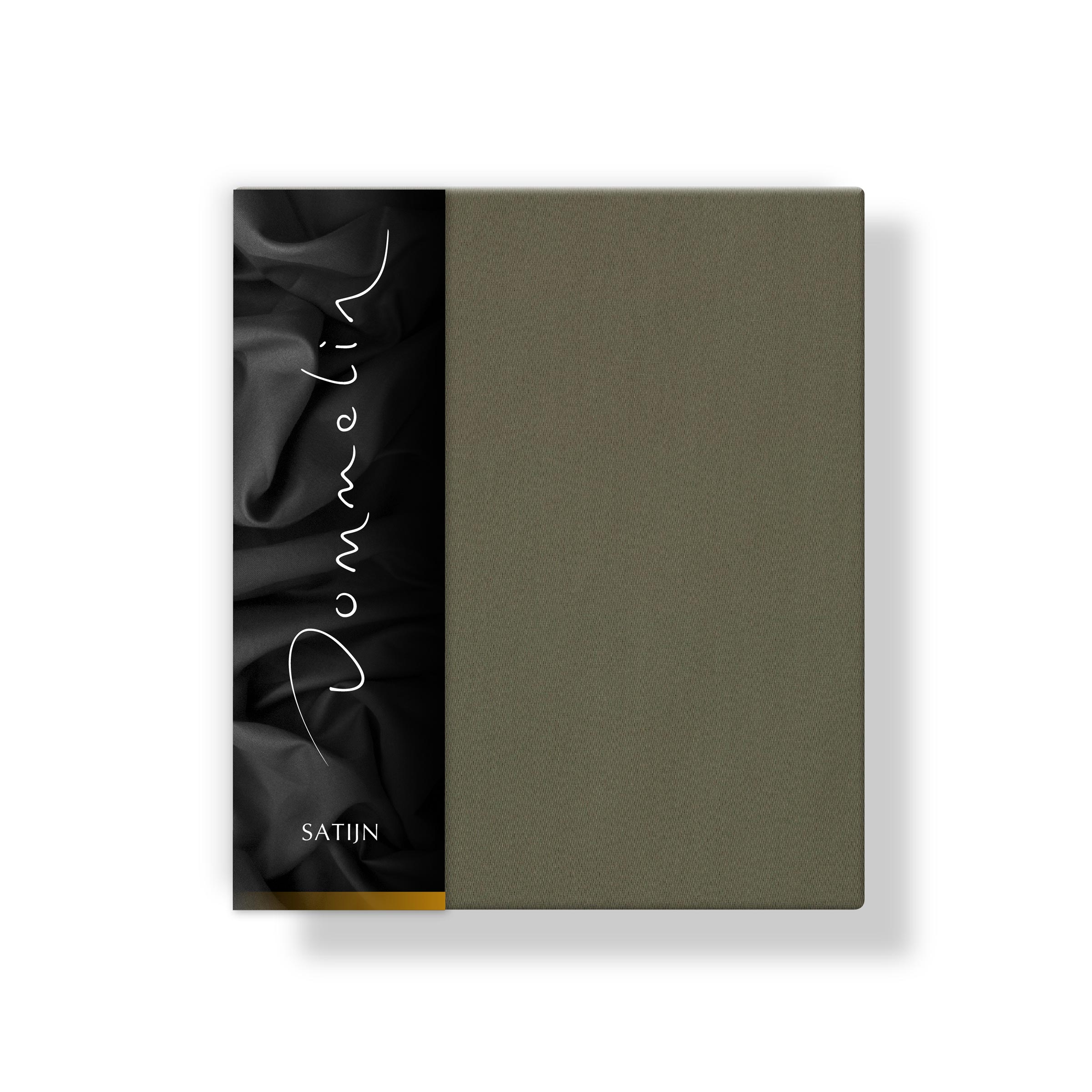 Dommelin Kussensloop Satijn 300TC Olijf