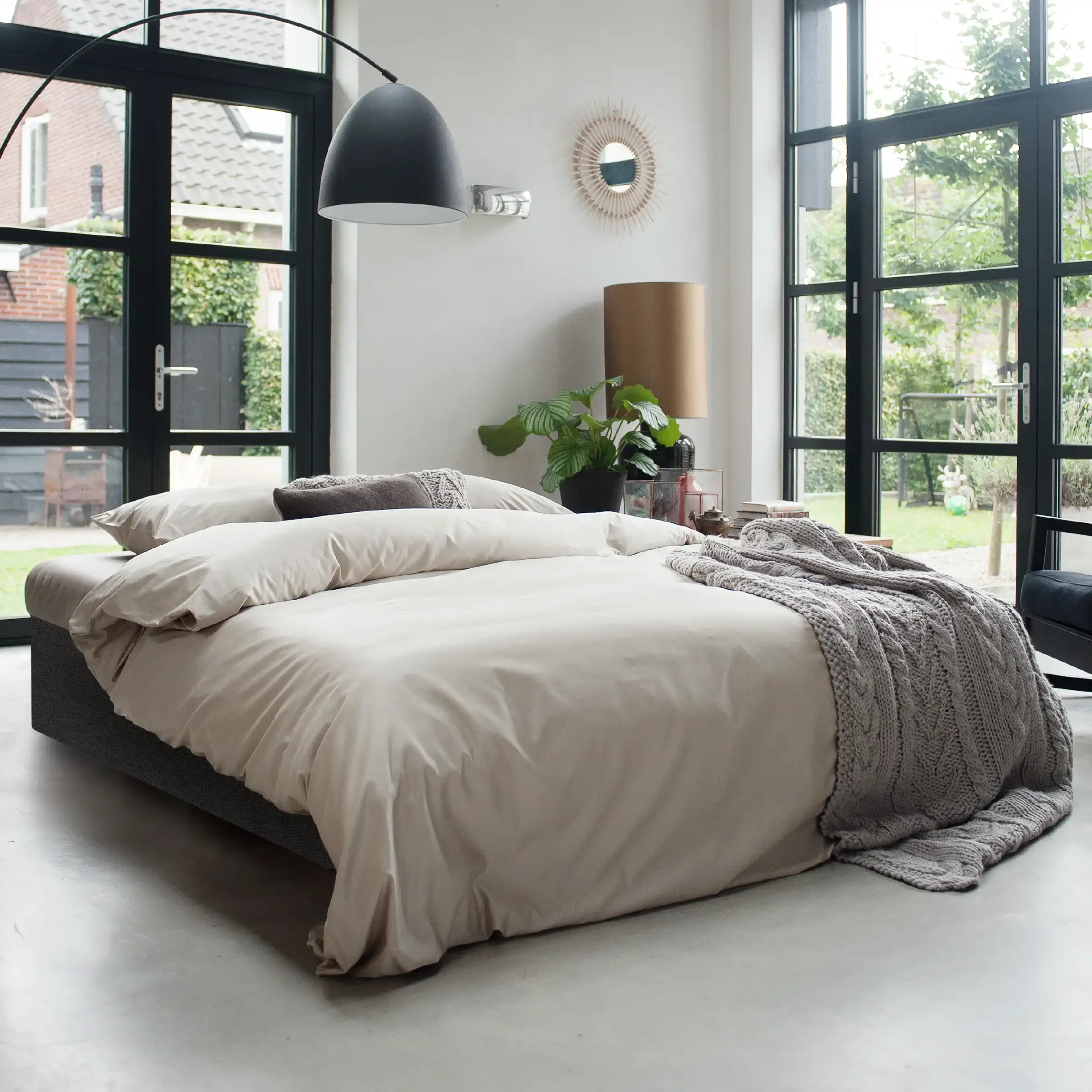 Dommelin Kussensloop Volant Satijn 600TC Cognac 60 x 70 cm