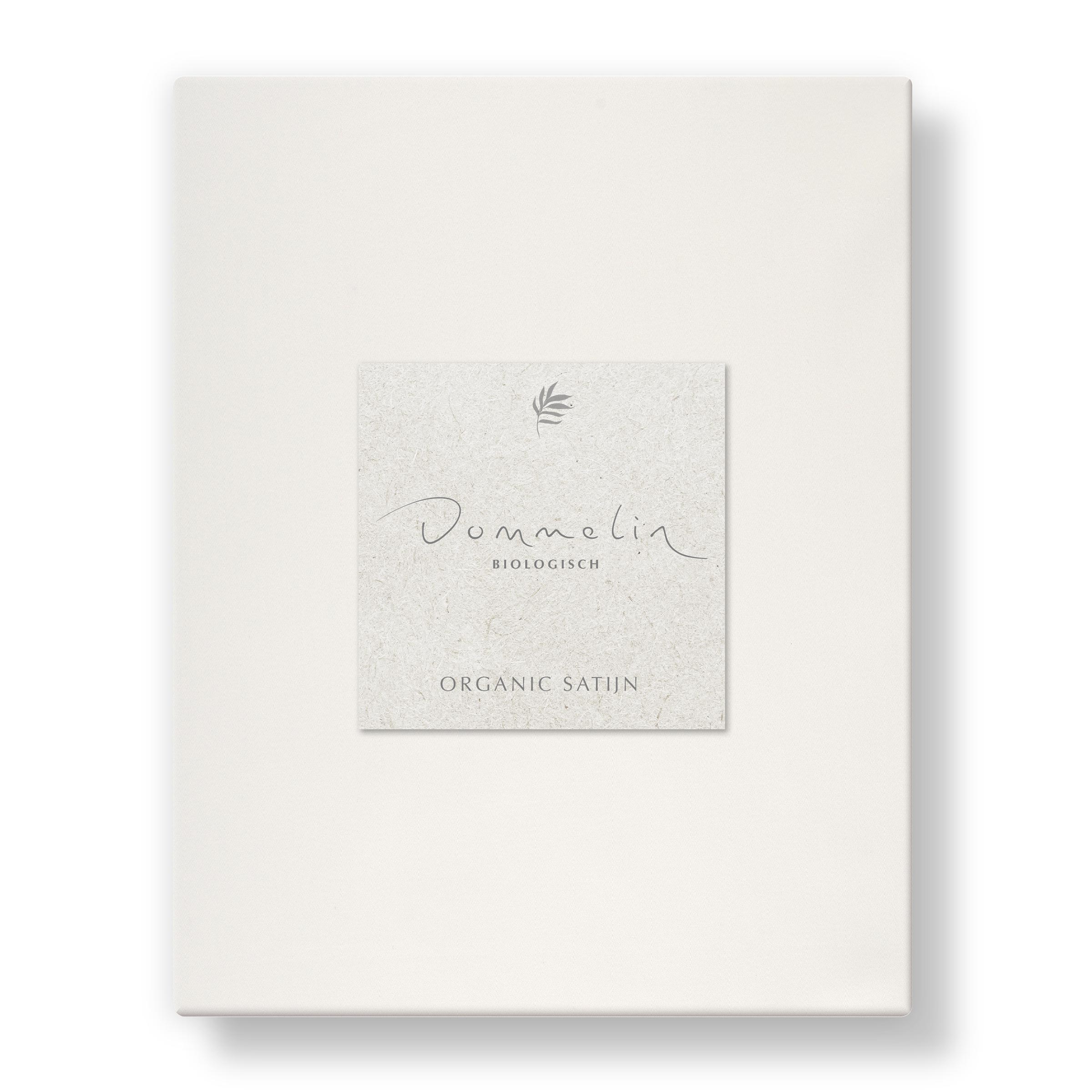 Dommelin Laken Organic Satijn 300TC Wolwit