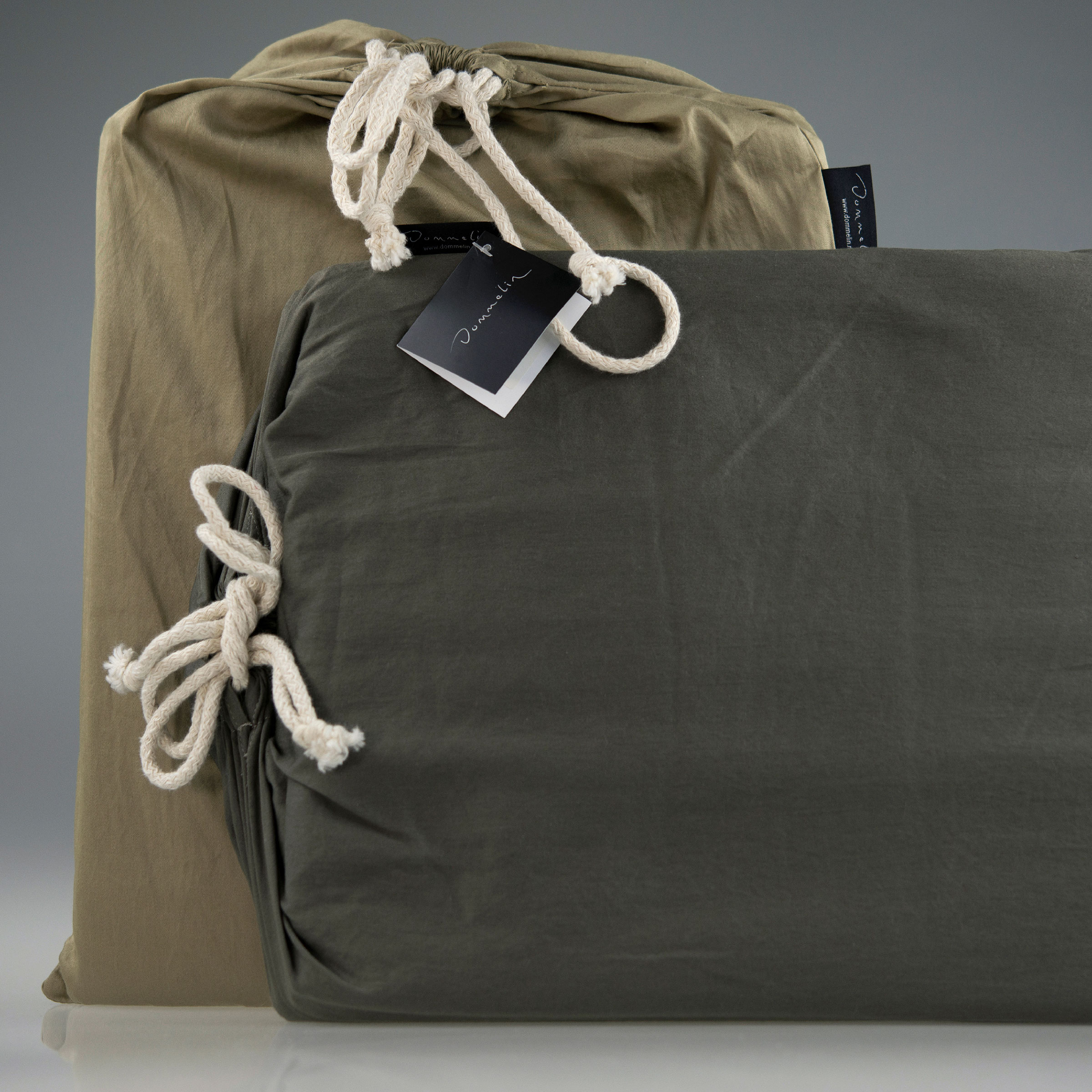 Dommelin Dekbedovertrekset Lavado Stonewashed Satijn 300TC Leem