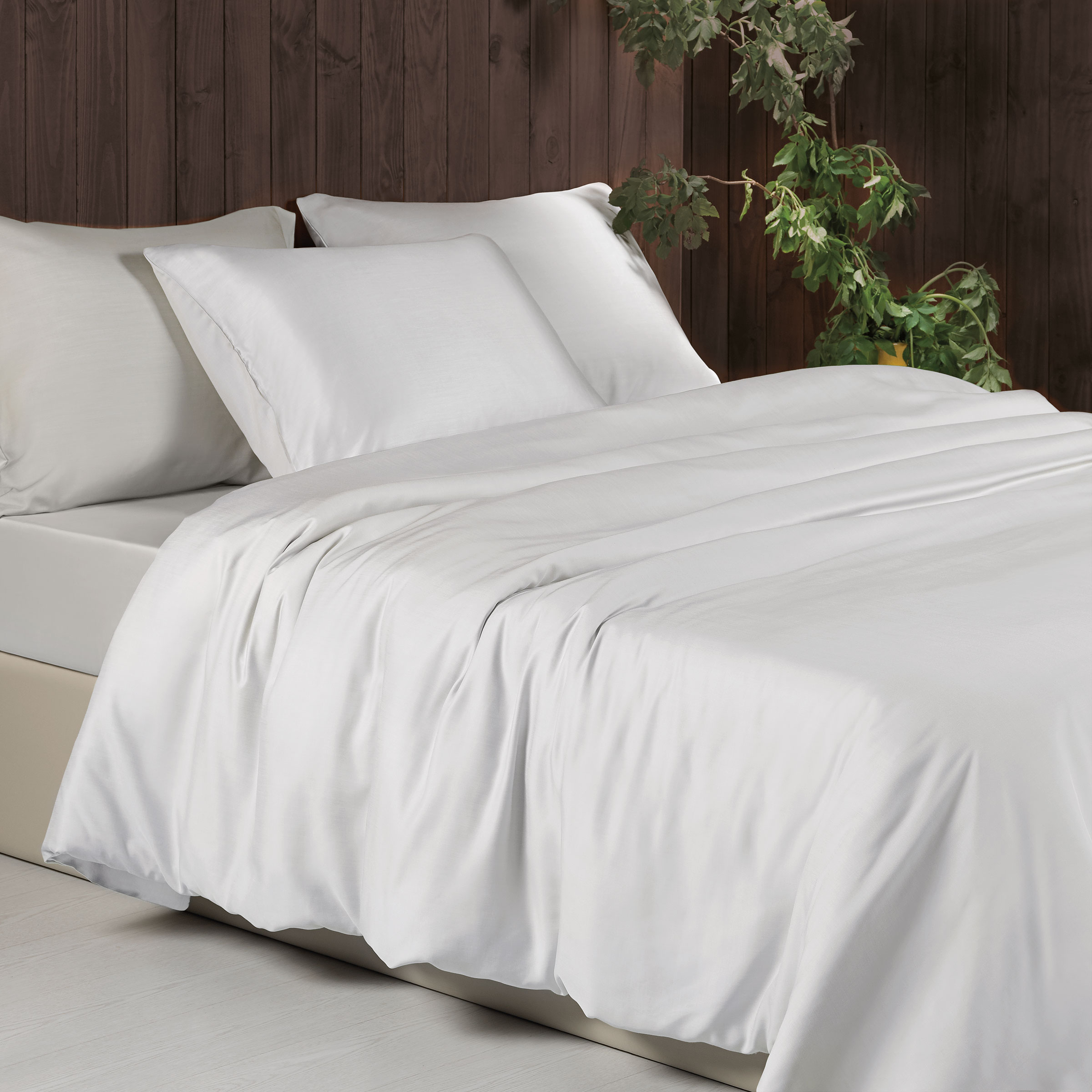 Dommelin Dekbedovertrekset Madeira Micromodal 300TC Wit