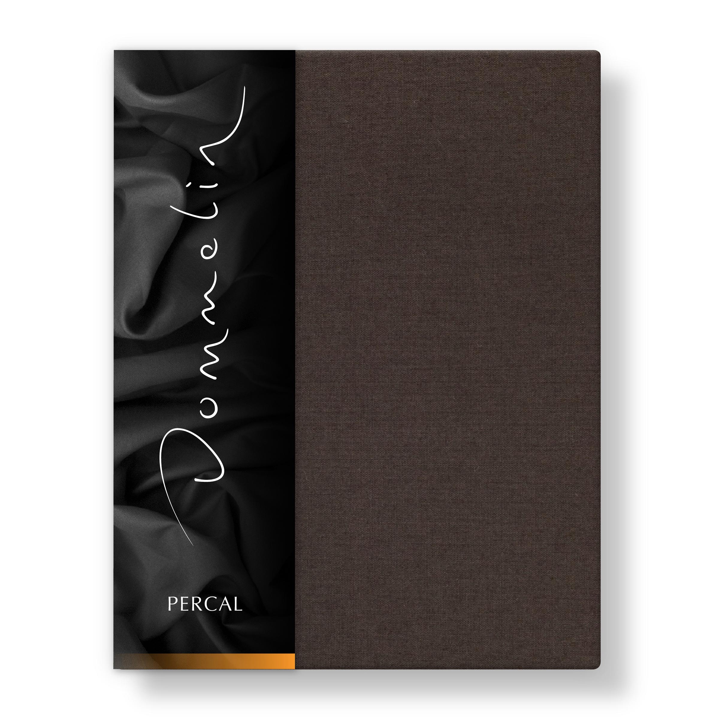 Dommelin Split Hoeslaken Percal 200TC Bruin