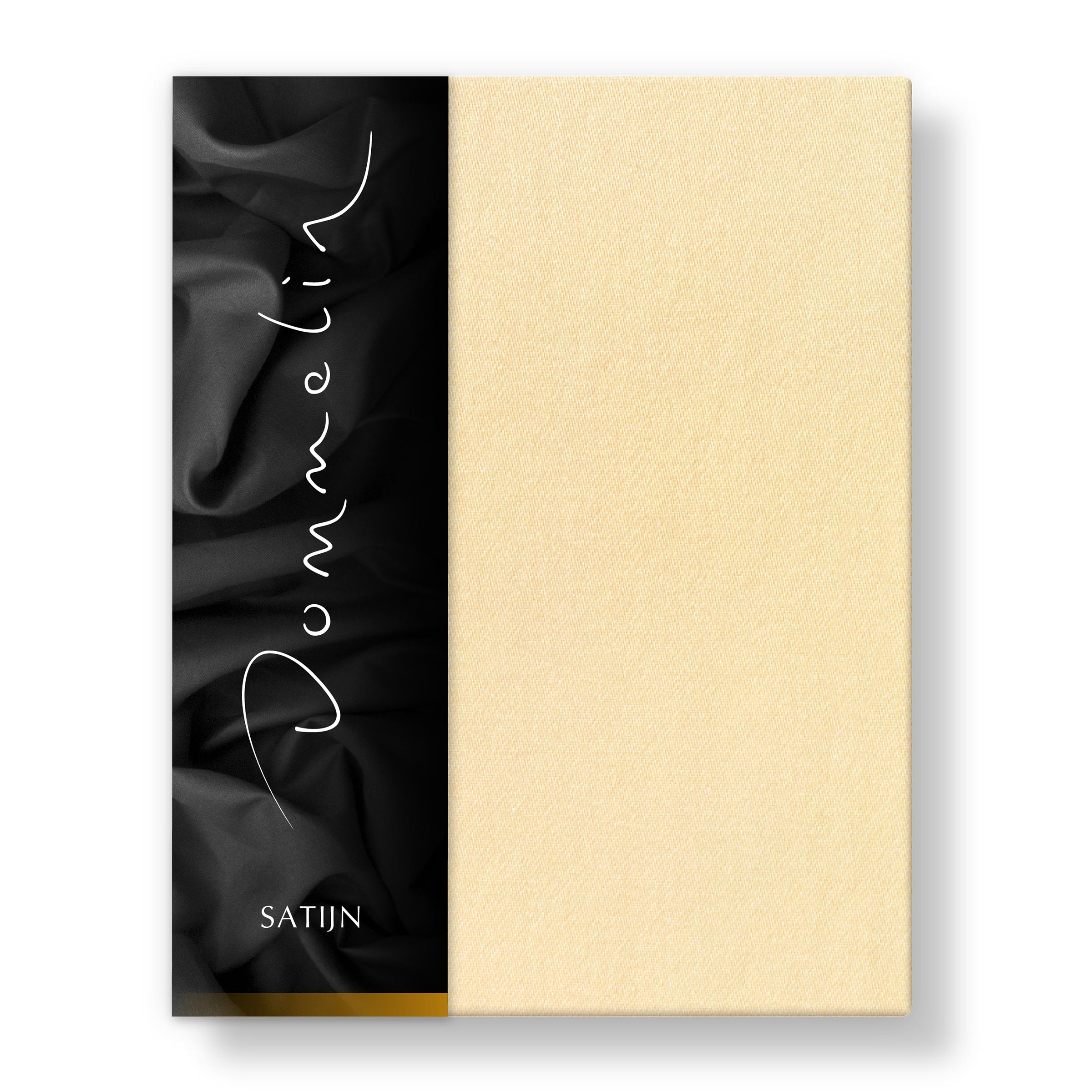 Dommelin Hoeslaken Satijn 300TC Lichtgeel