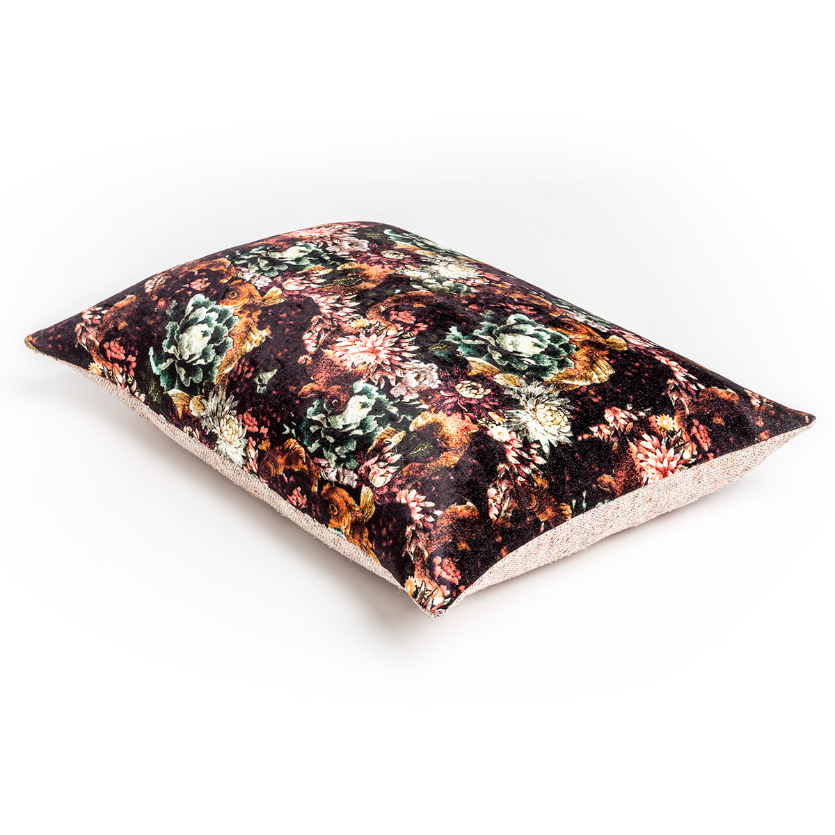 Mrs.Me Sierkussen Lily Velours Multiblack 45 x 60 cm