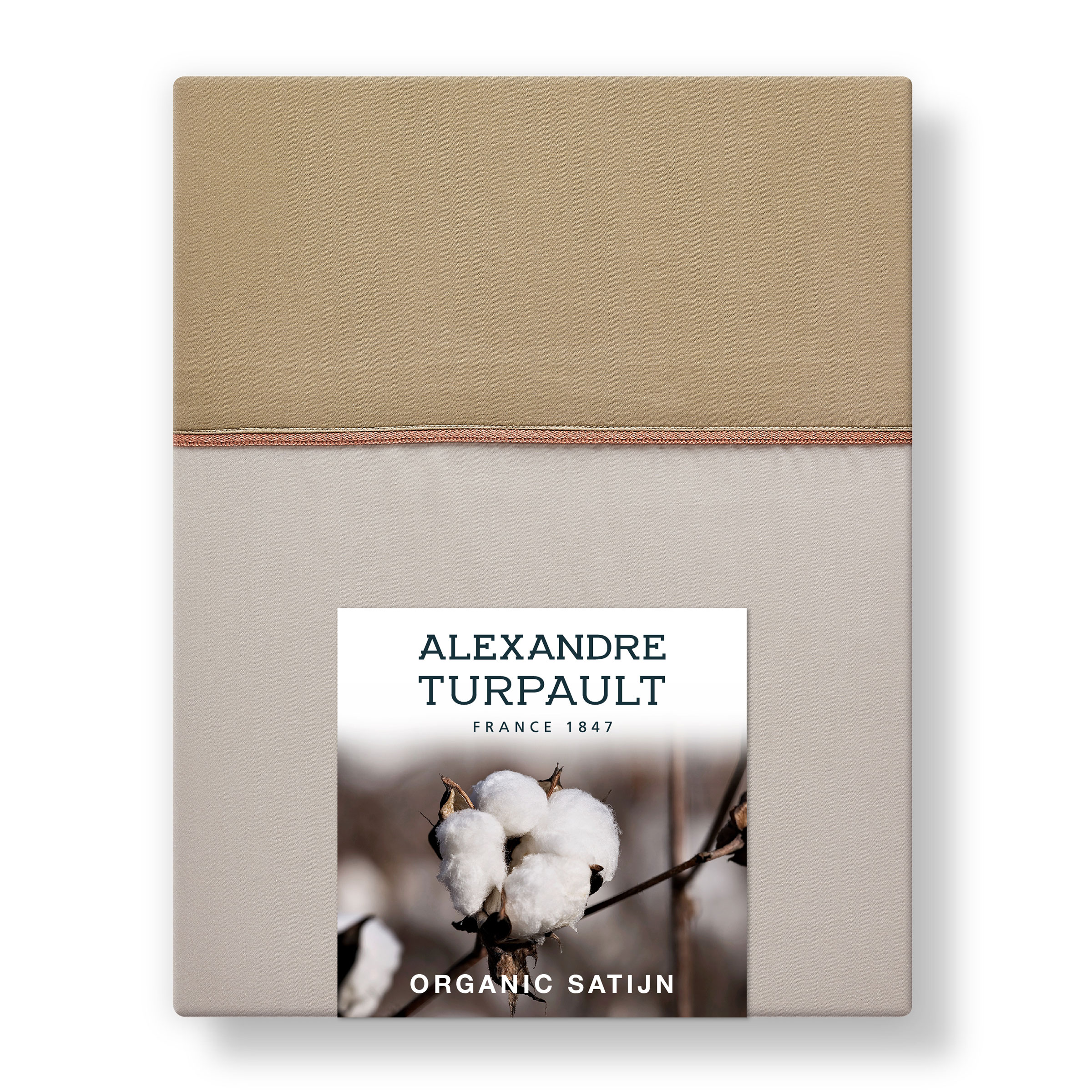 Alexandre Turpault Laken Nobel Organic Satijn 300TC Desert - Moon