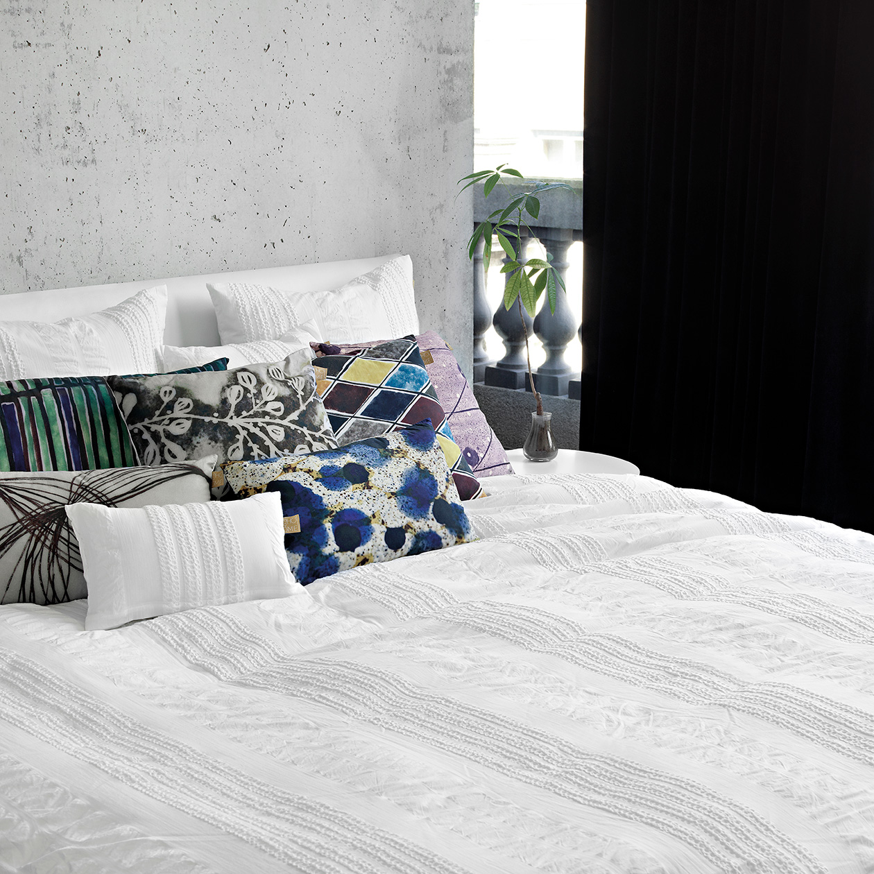 Dommelin Dekbedovertrekset Hanna Percal 200TC Wit