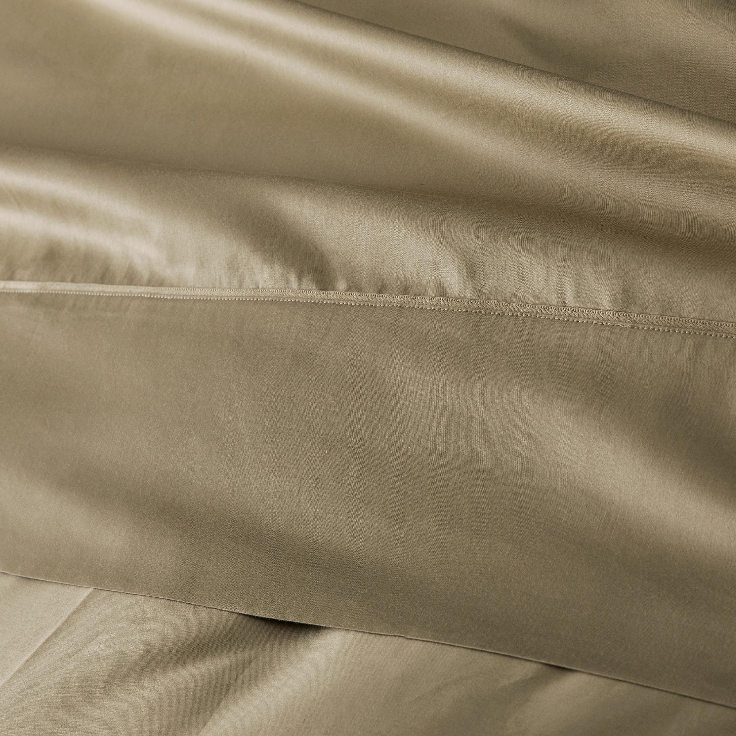 Alexandre Turpault Laken Teophile Organic Satijn 300TC Desert