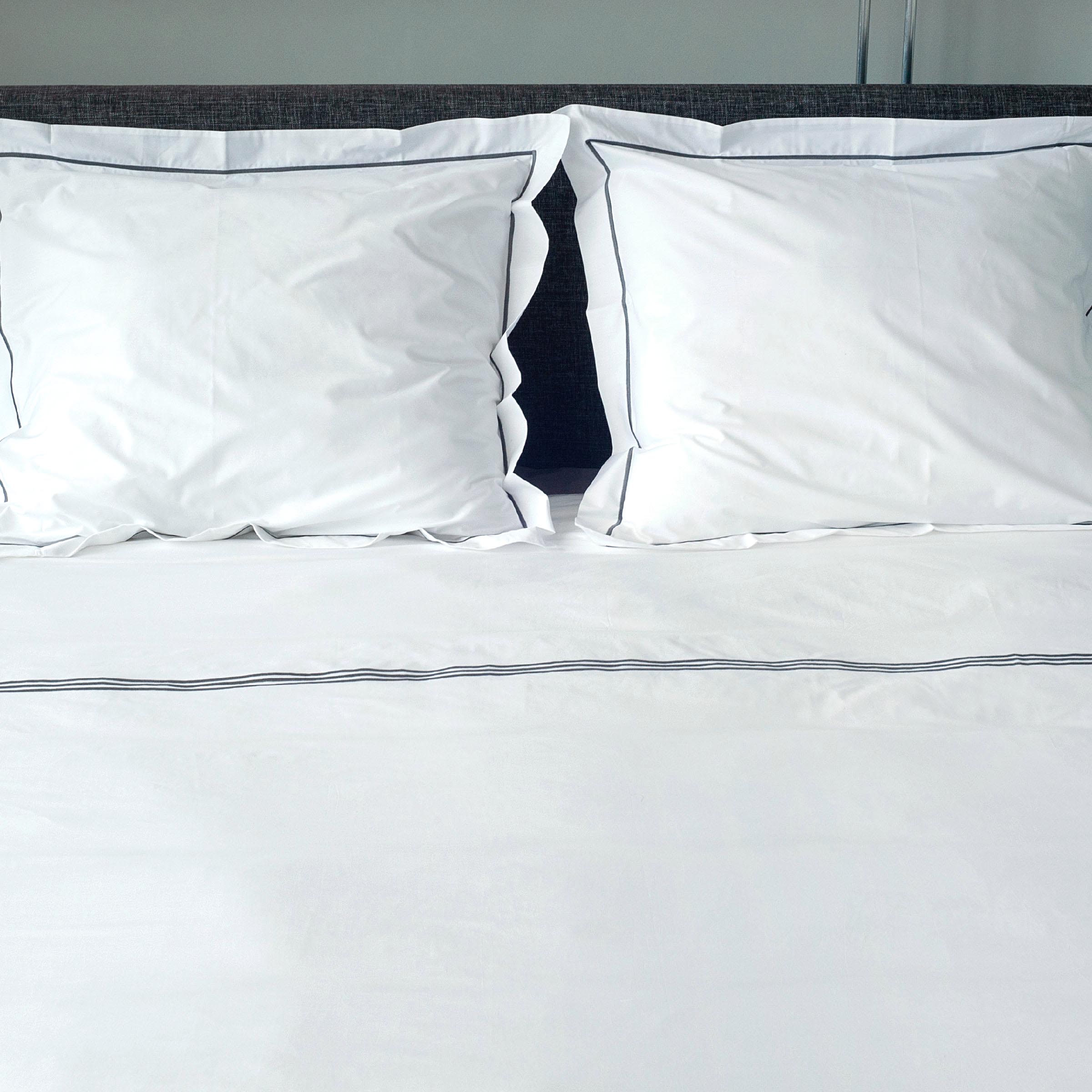 Dommelin Dekbedovertrekset Cortina Percal 200TC Olifantgrijs - Olifantgrijs