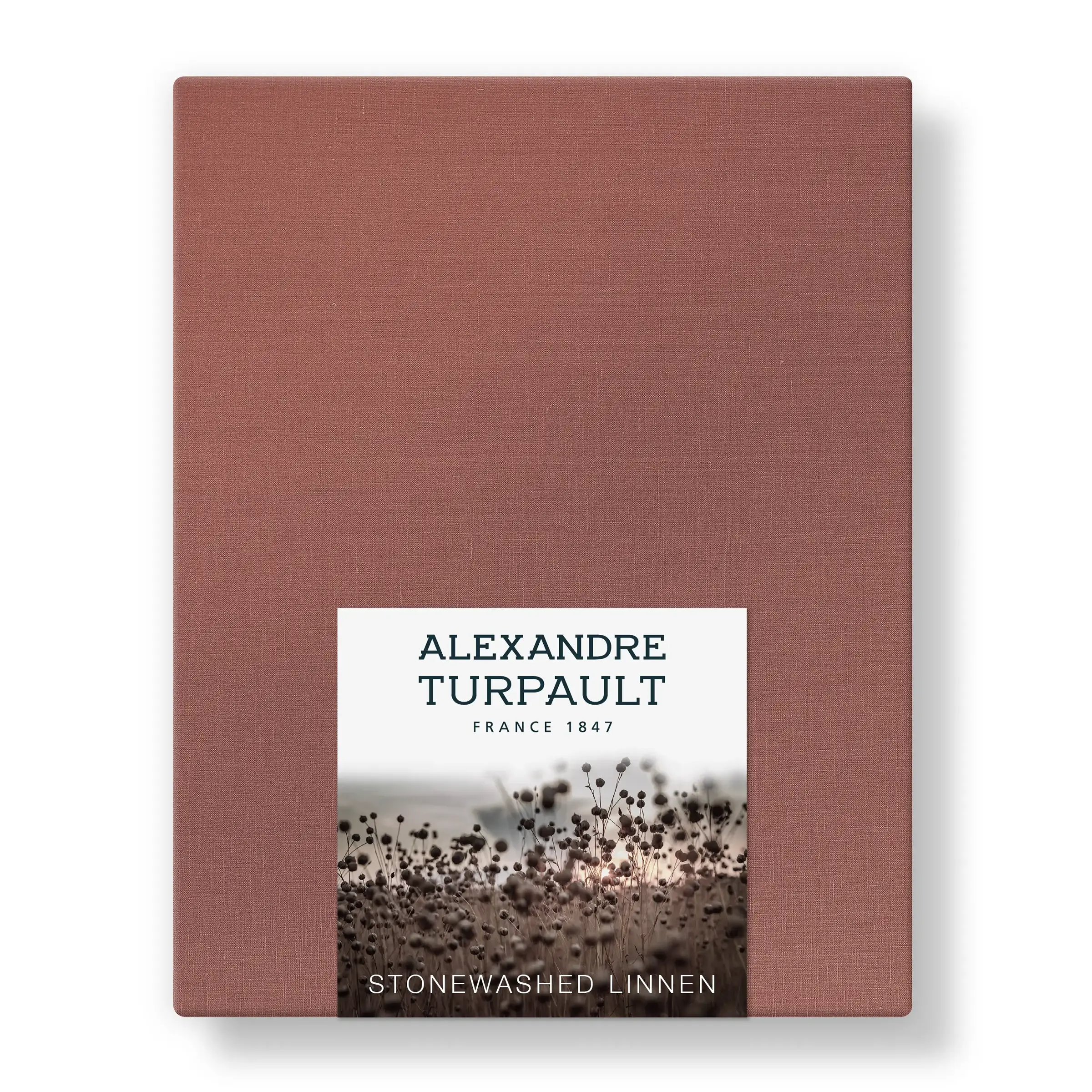 Alexandre Turpault Laken Nouvelle Vague Stonewashed Linnen Terracotta 270 x 300 cm