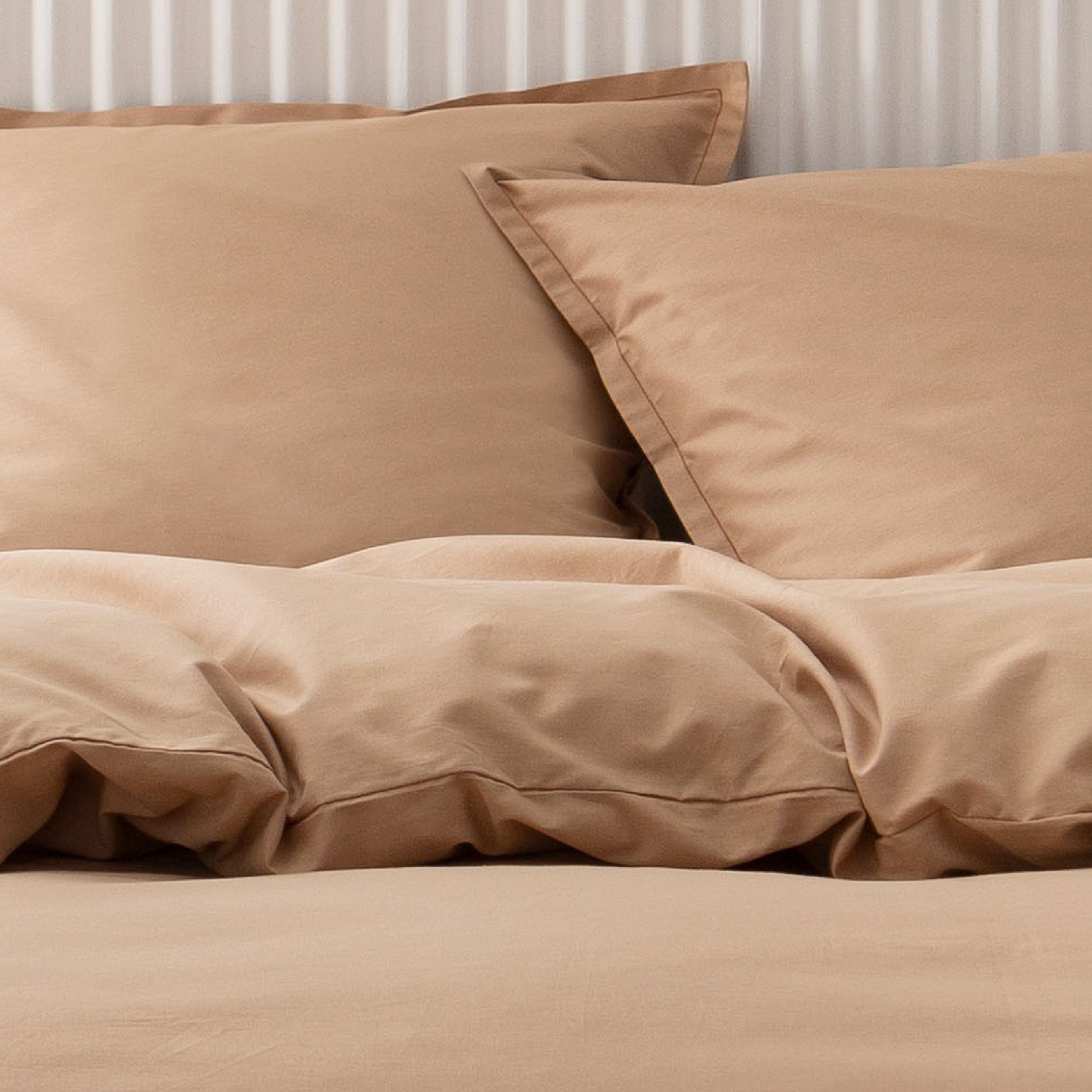 Essix Dekbedovertrek Set Tout Doux Katoen 145TC Sable 