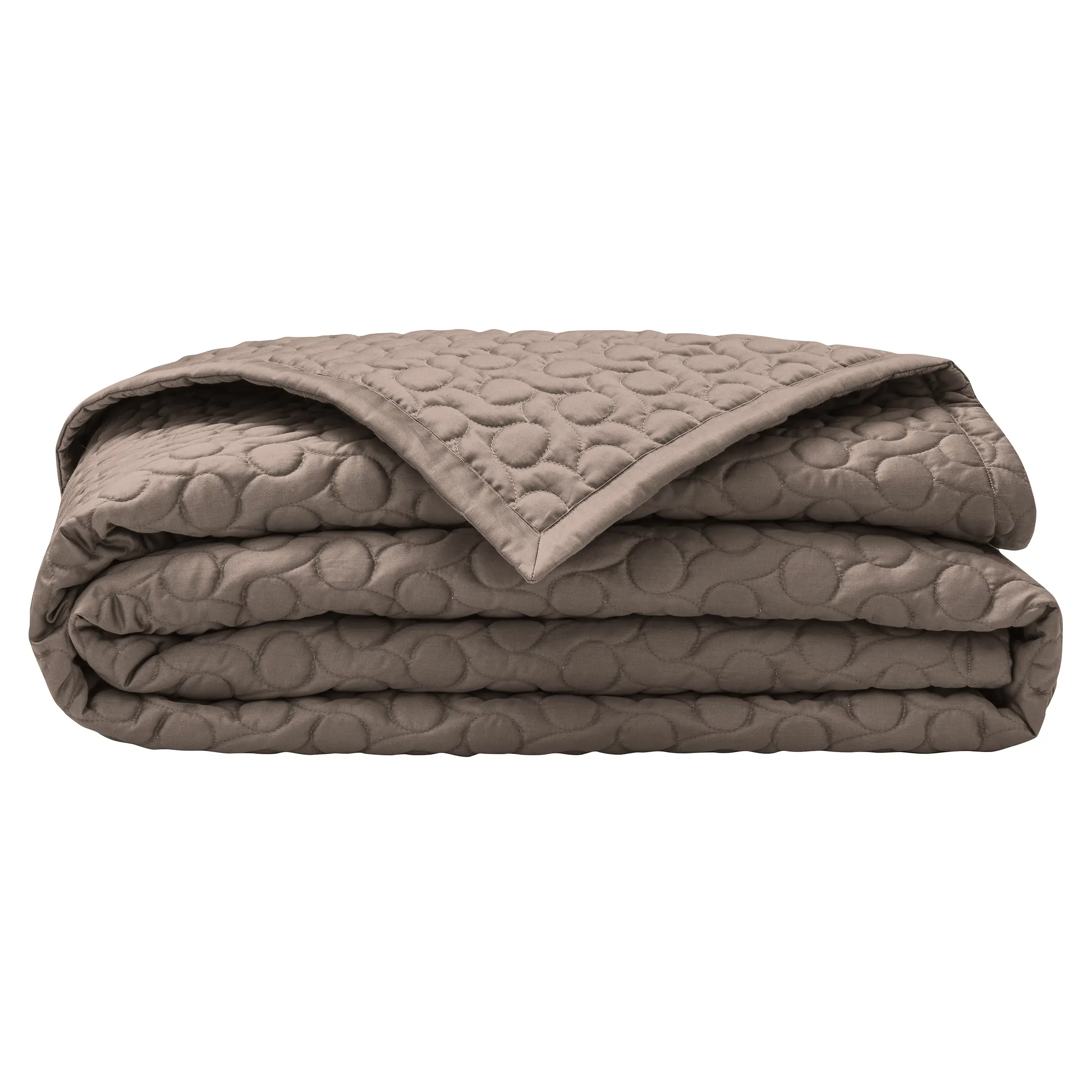 Alexandre Turpault Sprei Poesie Satijn Deer Brown 260 x 240 cm