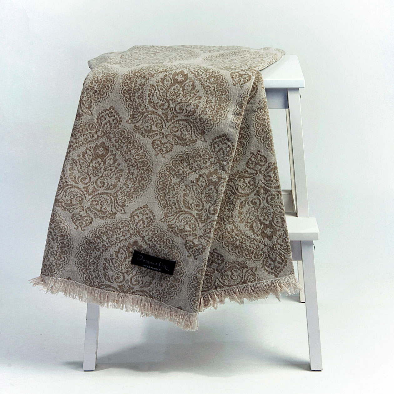 Dommelin Plaid Classico Katoen Beige 130 x 180 cm