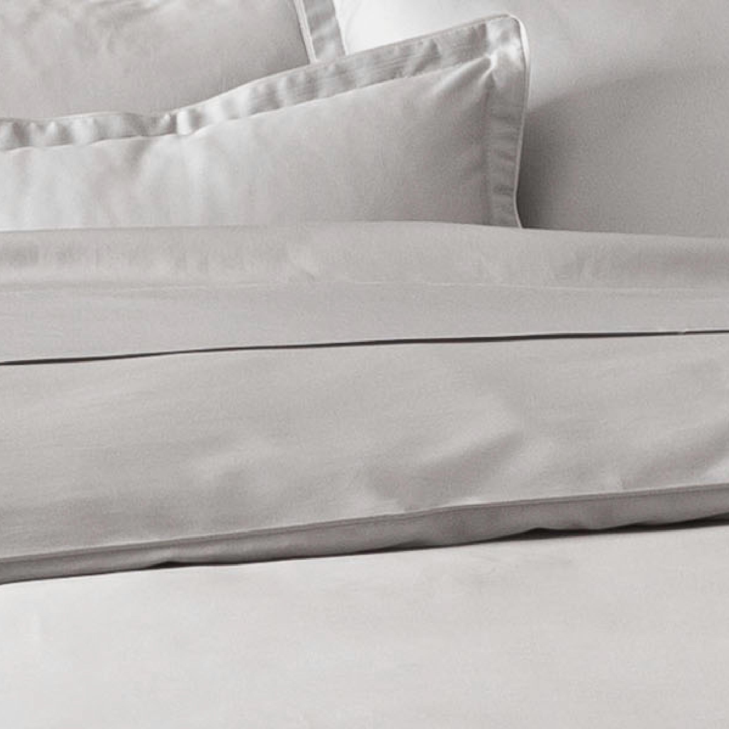 Alexandre Turpault Dekbedovertrek Teophile Organic Satijn 300TC Argent
