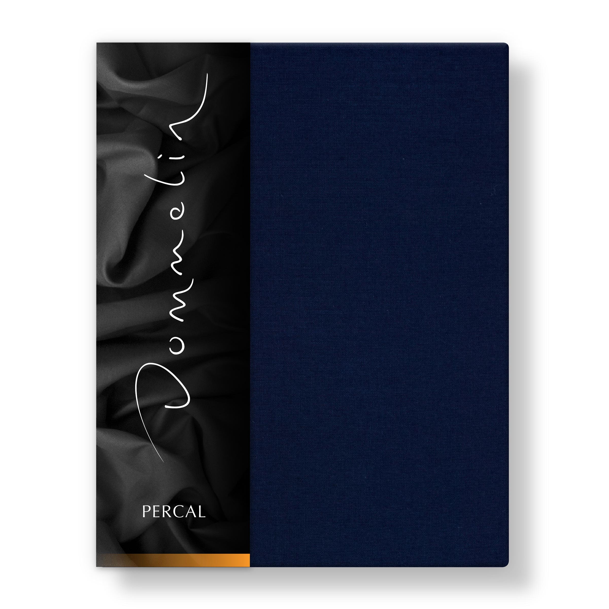 Dommelin Hoeslaken Hoge Hoek Percal 200TC Navy