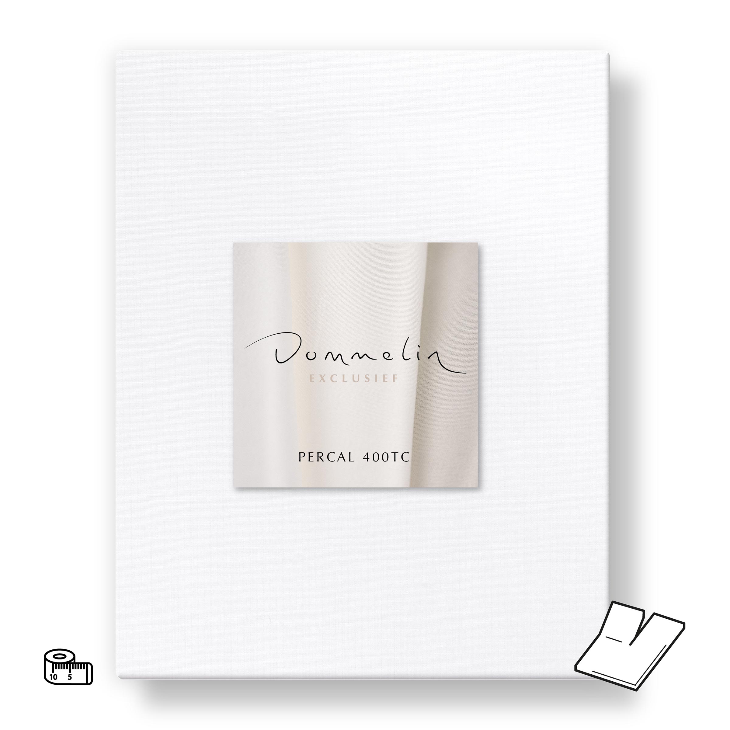 Dommelin Split Topper Hoeslaken op Maat Percal 400TC