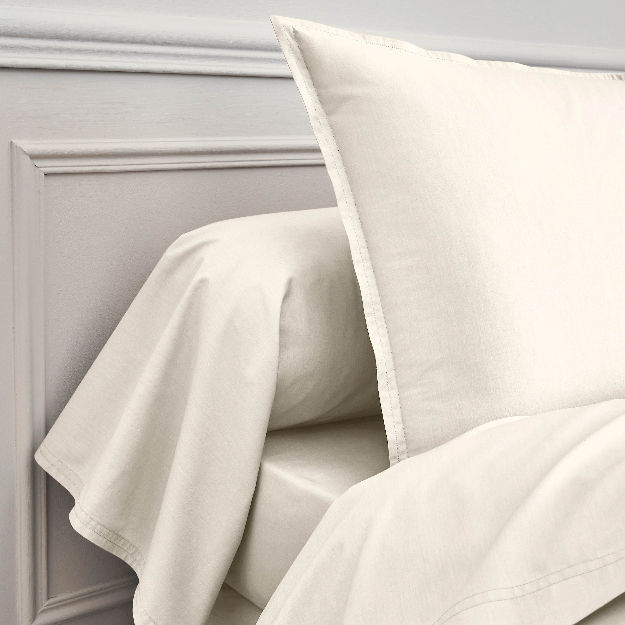 Essix Hoeslaken Premiere Percal 200TC Meringue