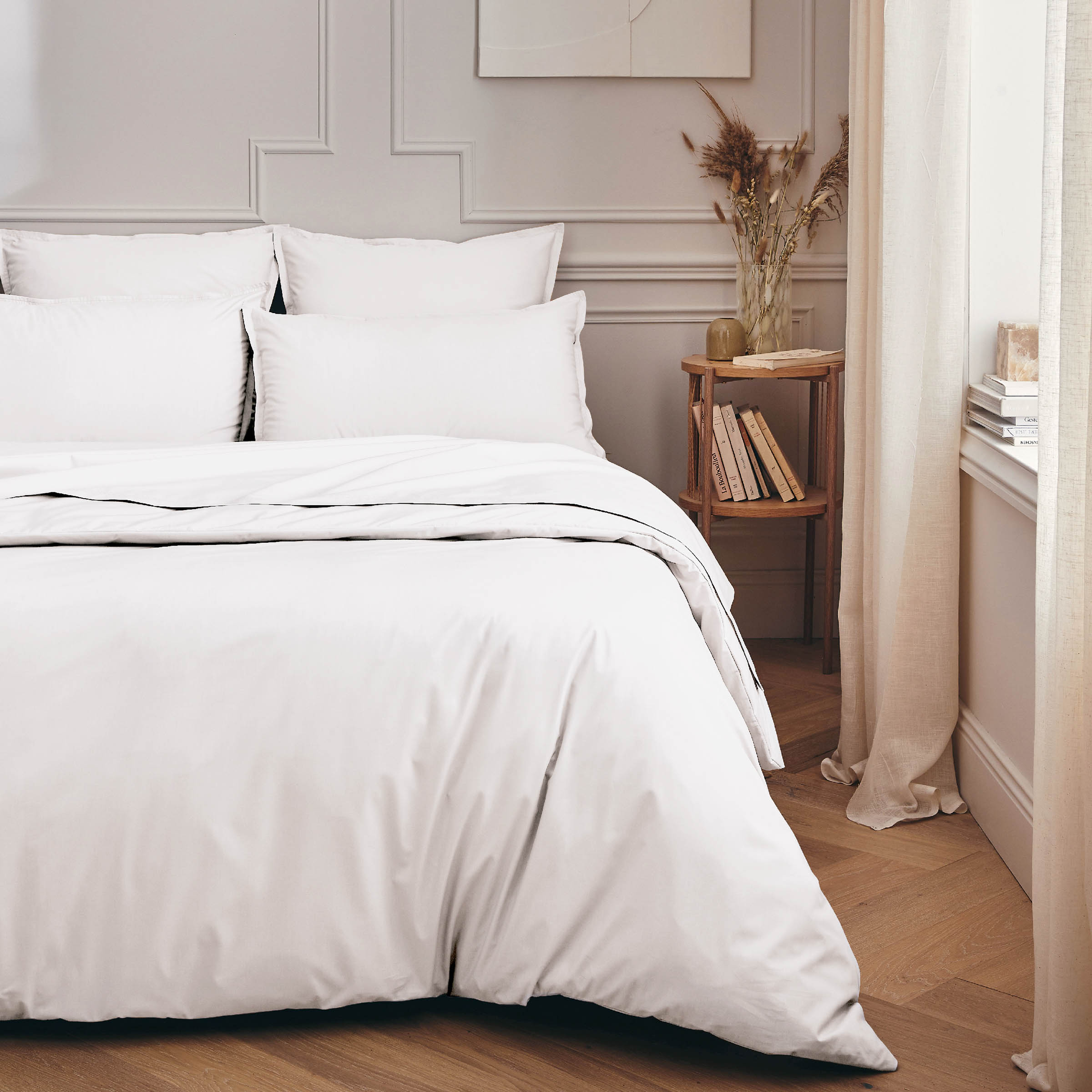 Essix Dekbedovertrek Set Premiere Percal 200TC Wit 