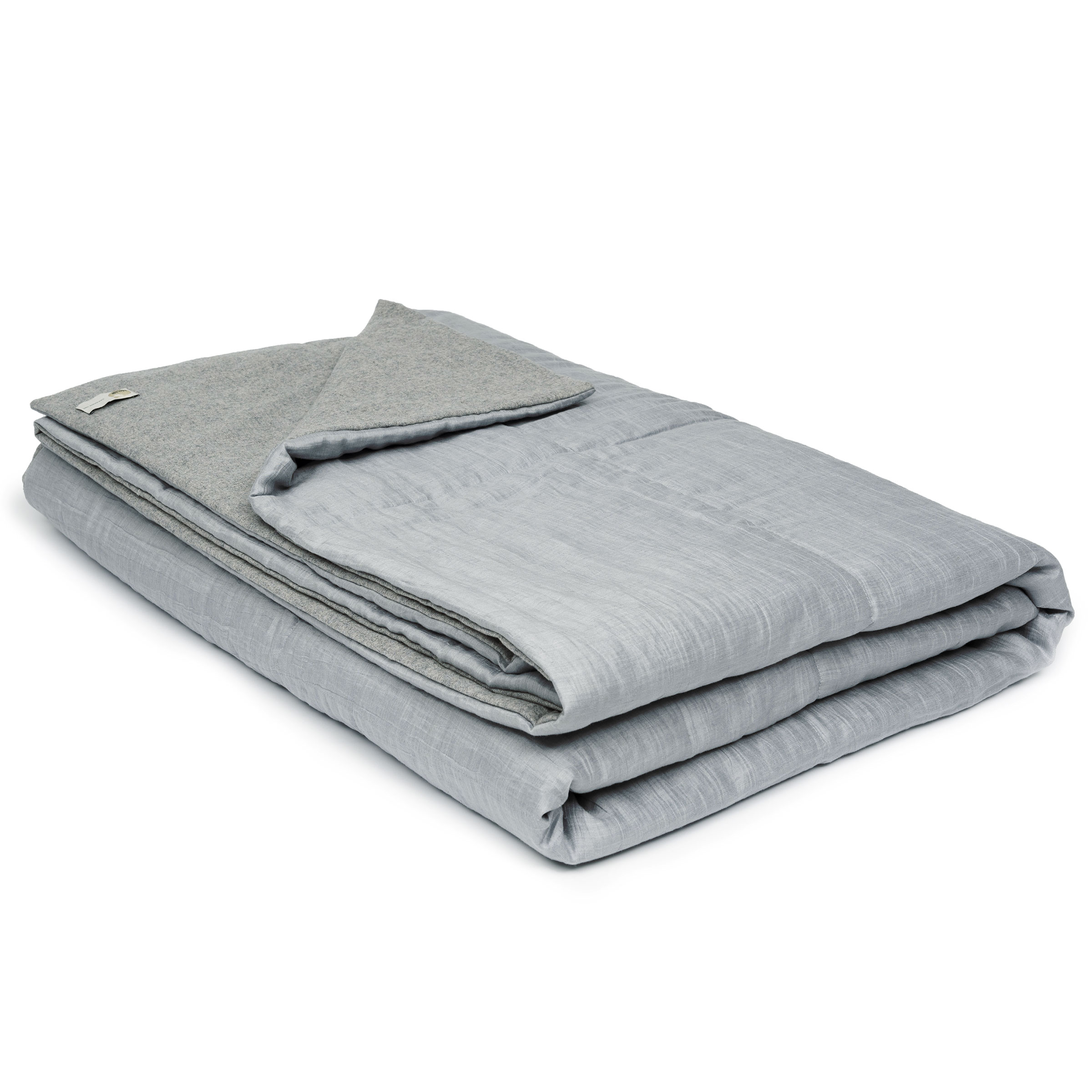 Mrs.Me Bedeind Sprei Infinity Linnen Light Grey 140 x 300 cm