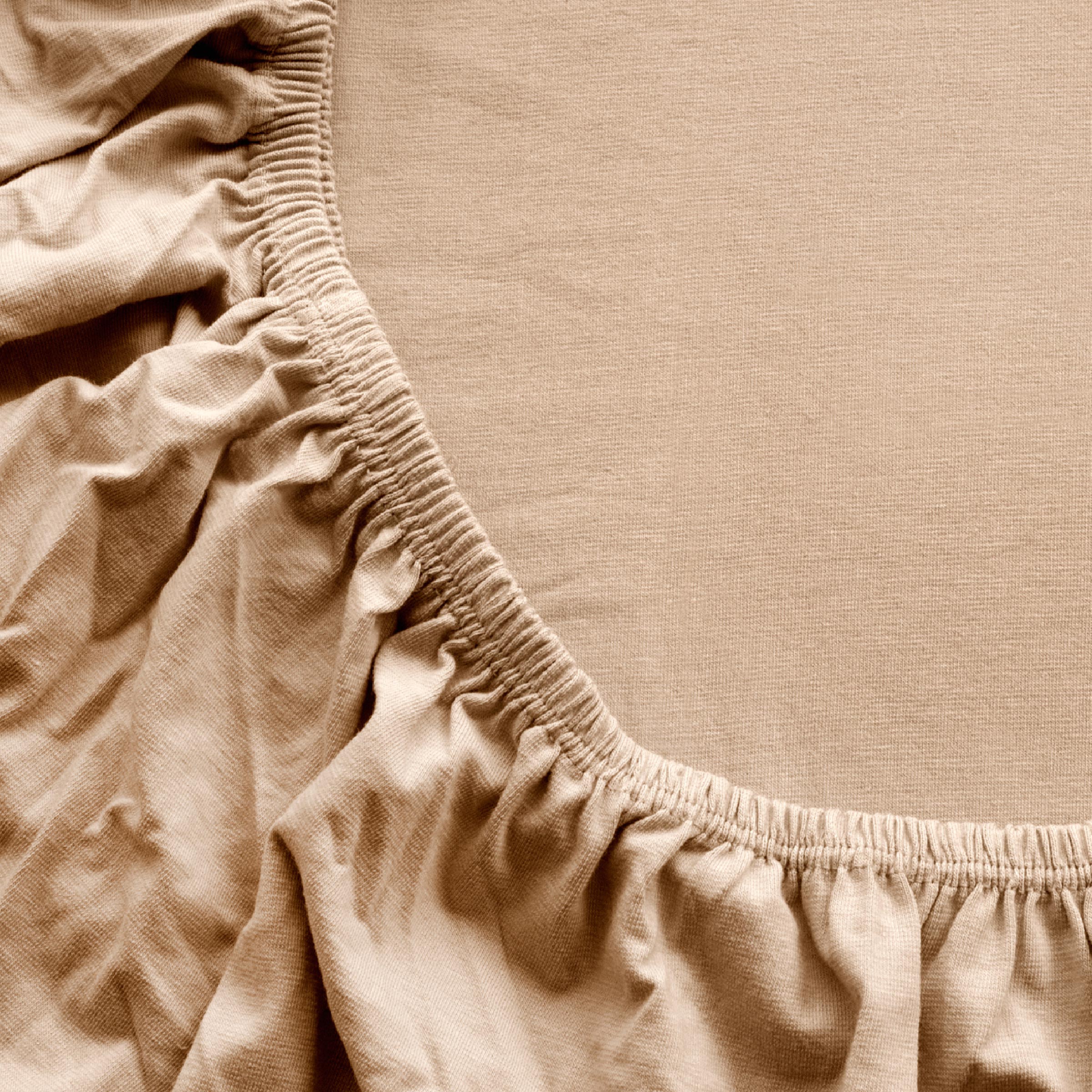 Dommelin Split Hoeslaken Jersey Finest Zand  