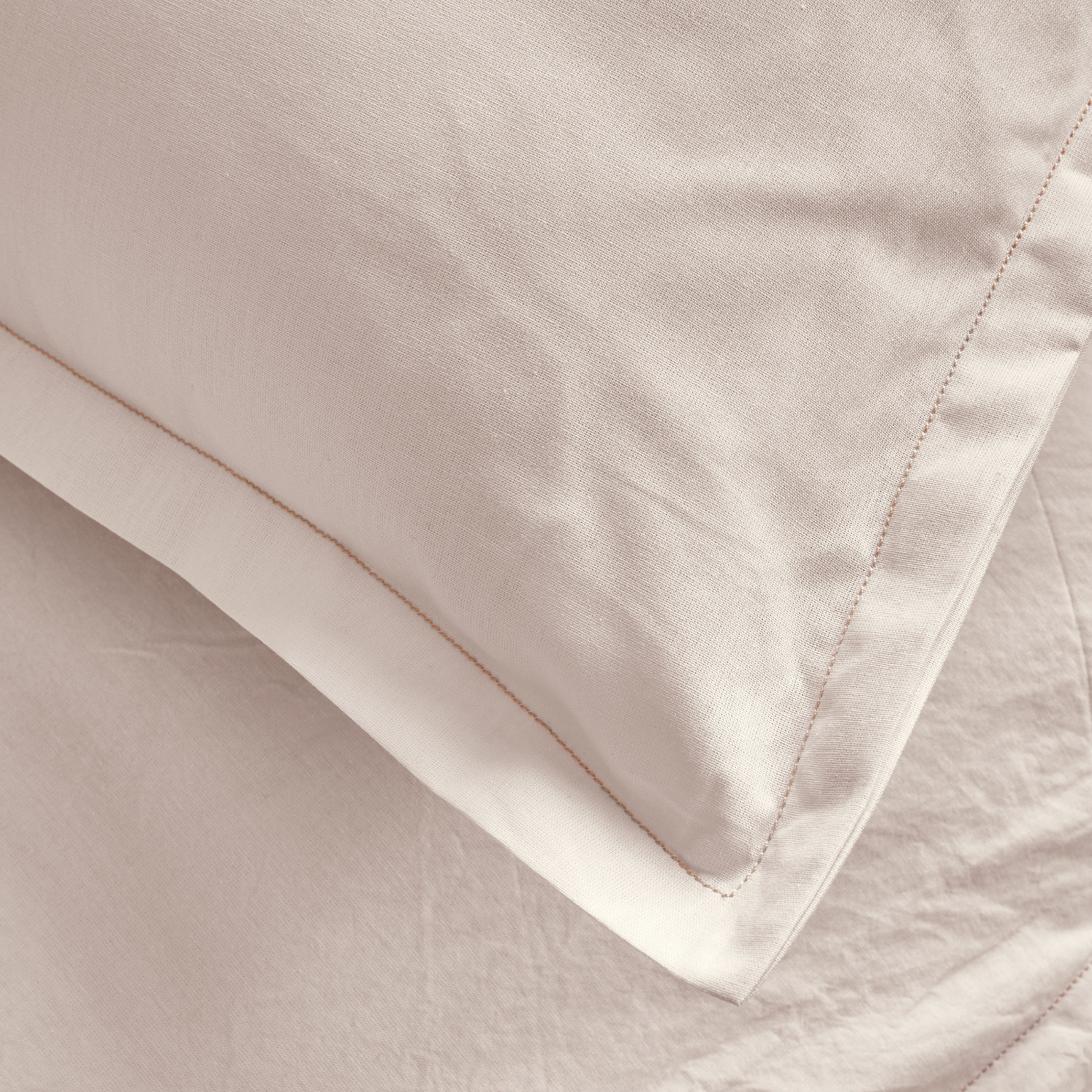 Essix Kussensloop Tout Doux Katoen 145TC Creme