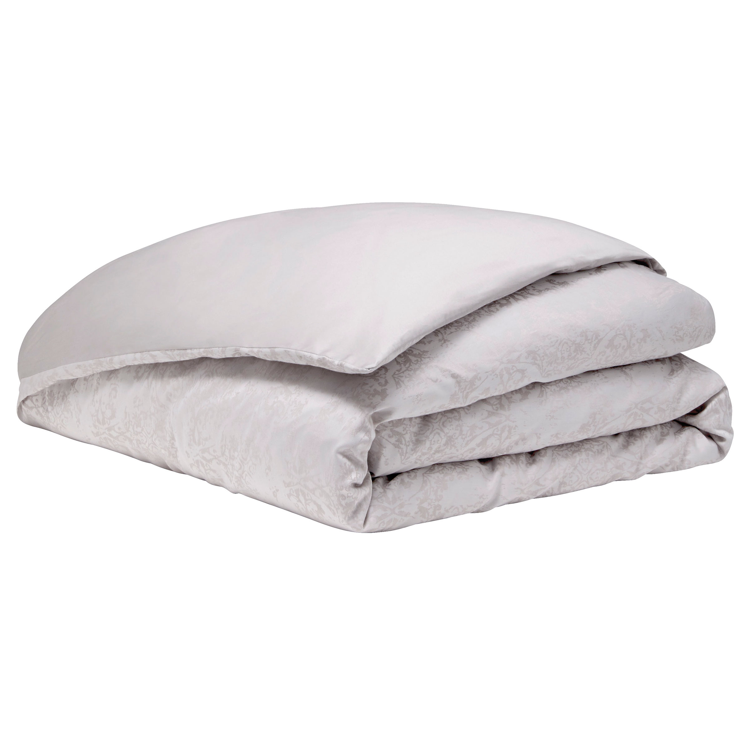 Alexandre Turpault Dekbedovertrek Set Quantique Organic Jacquard Satijn 300TC Wit - Oyster