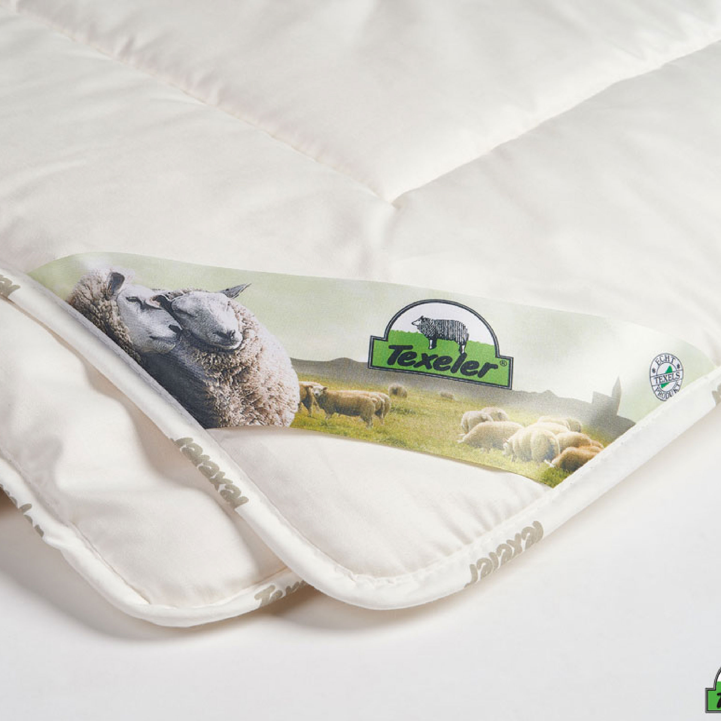 Texeler Matrasverbeteraar Topper Plus Scheerwol 2000 gr/m2 - 250 gr/m2 