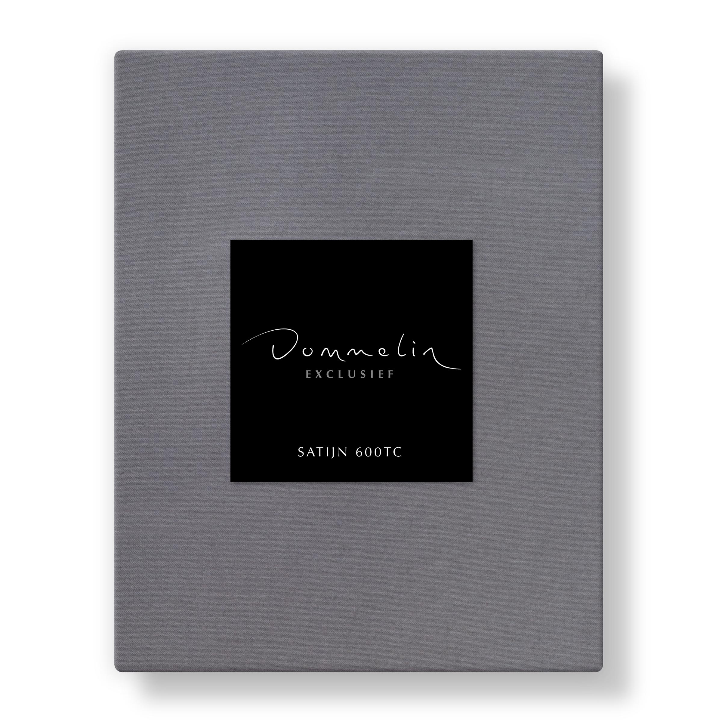 Dommelin Dubbel Split Topper Hoeslaken Satijn 600TC Zink   