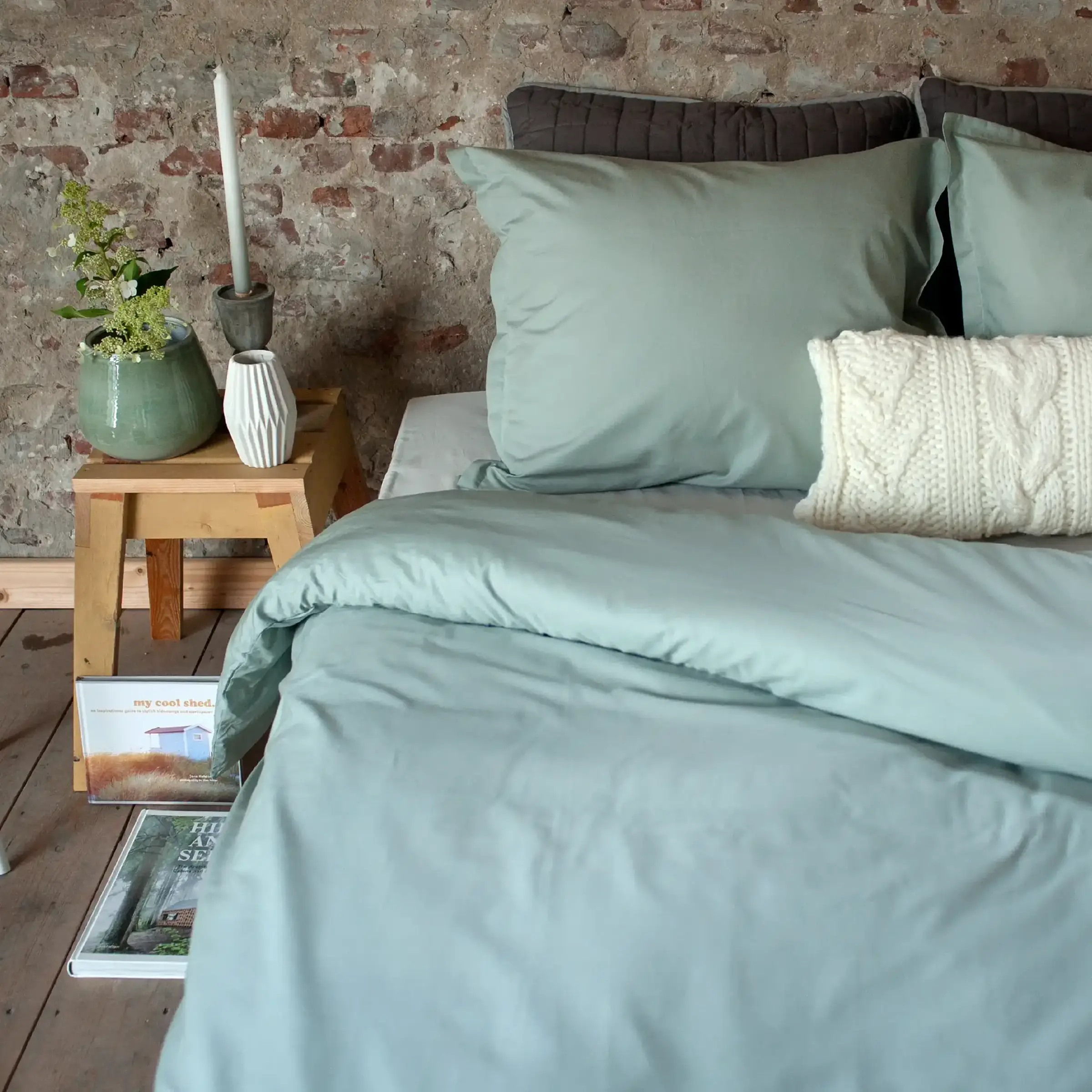 Dommelin Kussensloop Volant Percal 400TC Saffraan 60 x 70 cm