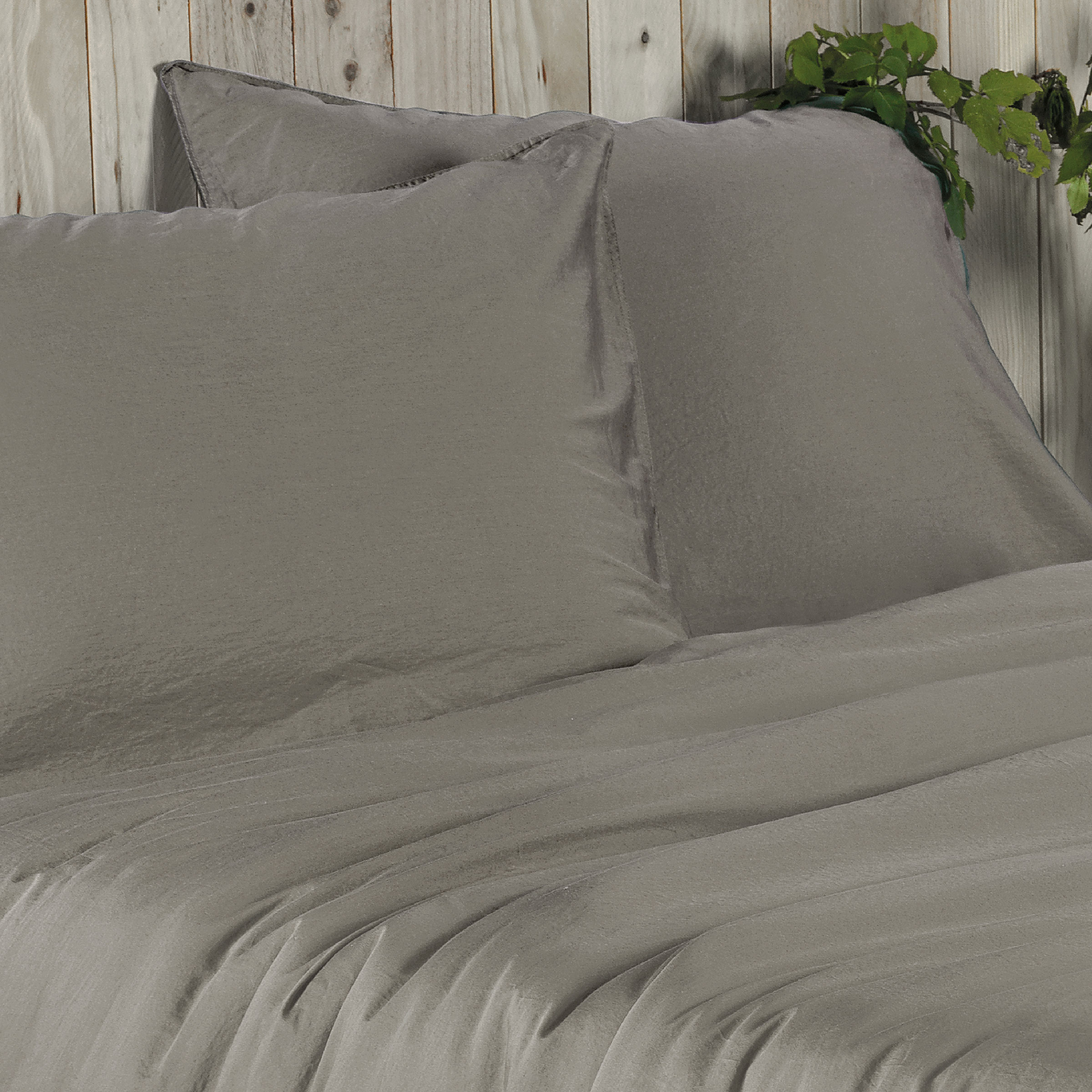 Dommelin Dekbedovertrekset Lavado Stonewashed Satijn 300TC Taupe