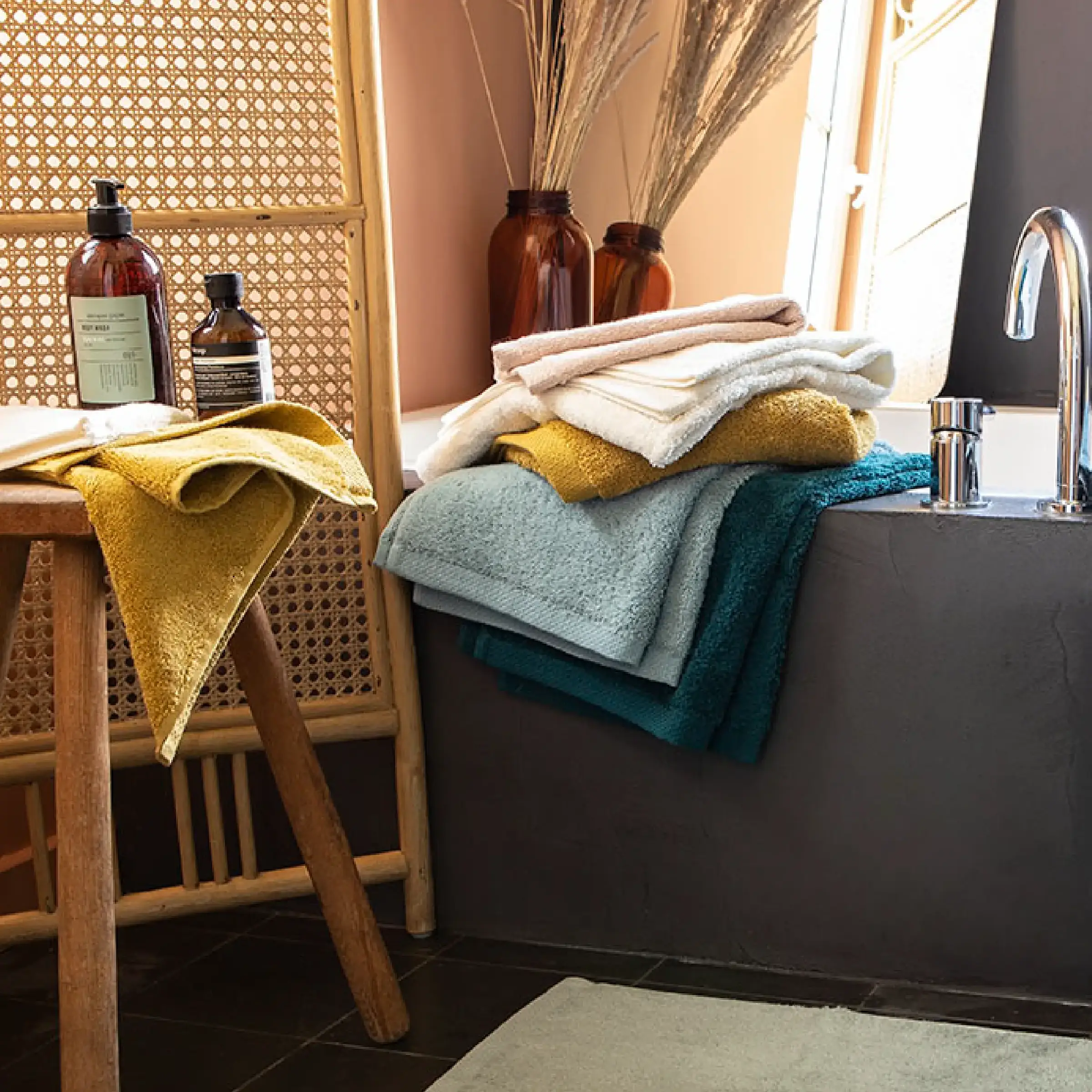 Essix Washandje Aqua Katoen 530 gr/m2 Sauge 16x21 (6st)