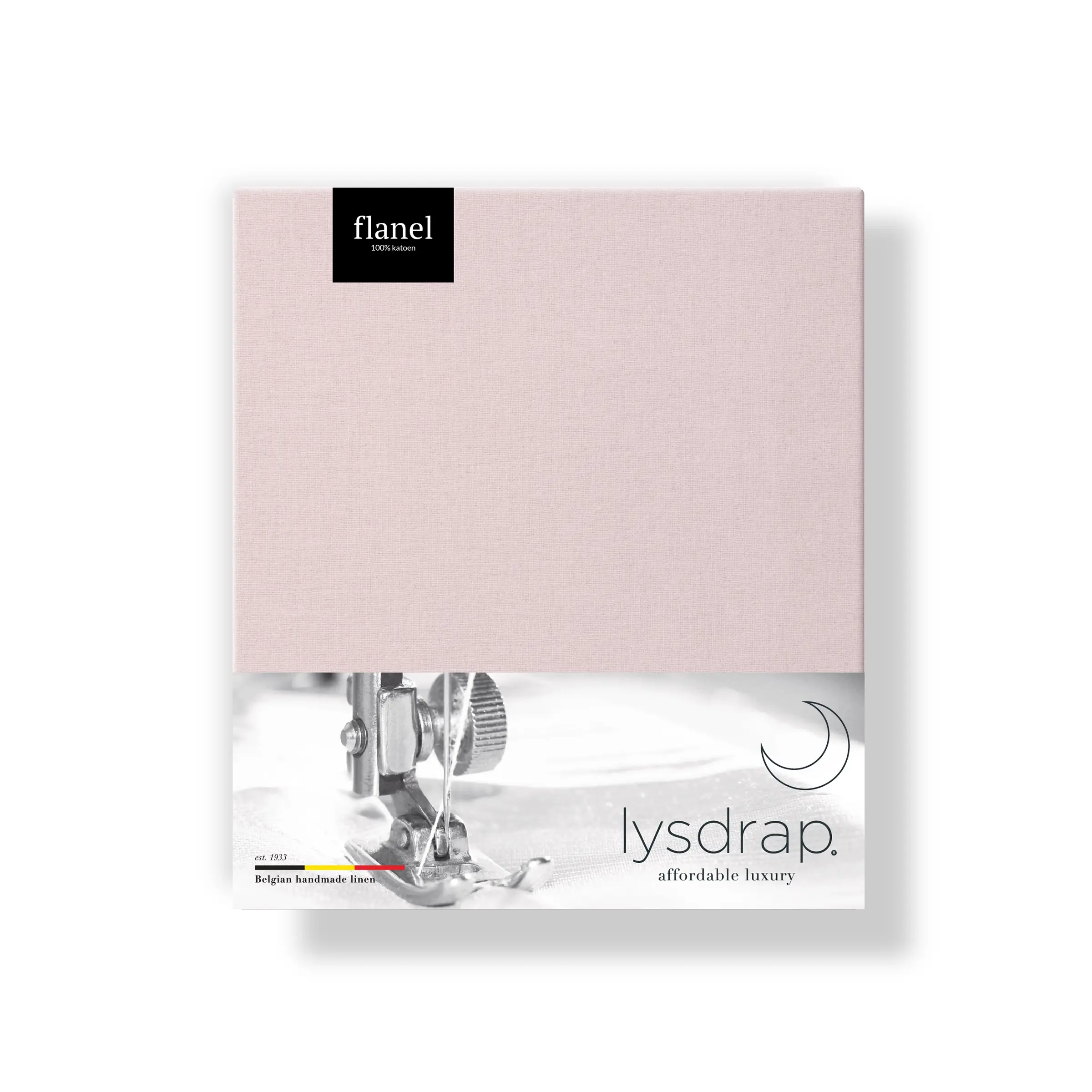 Lysdrap Kussensloop Virgo Flanel 140 gr/m2 Smoke Rose
