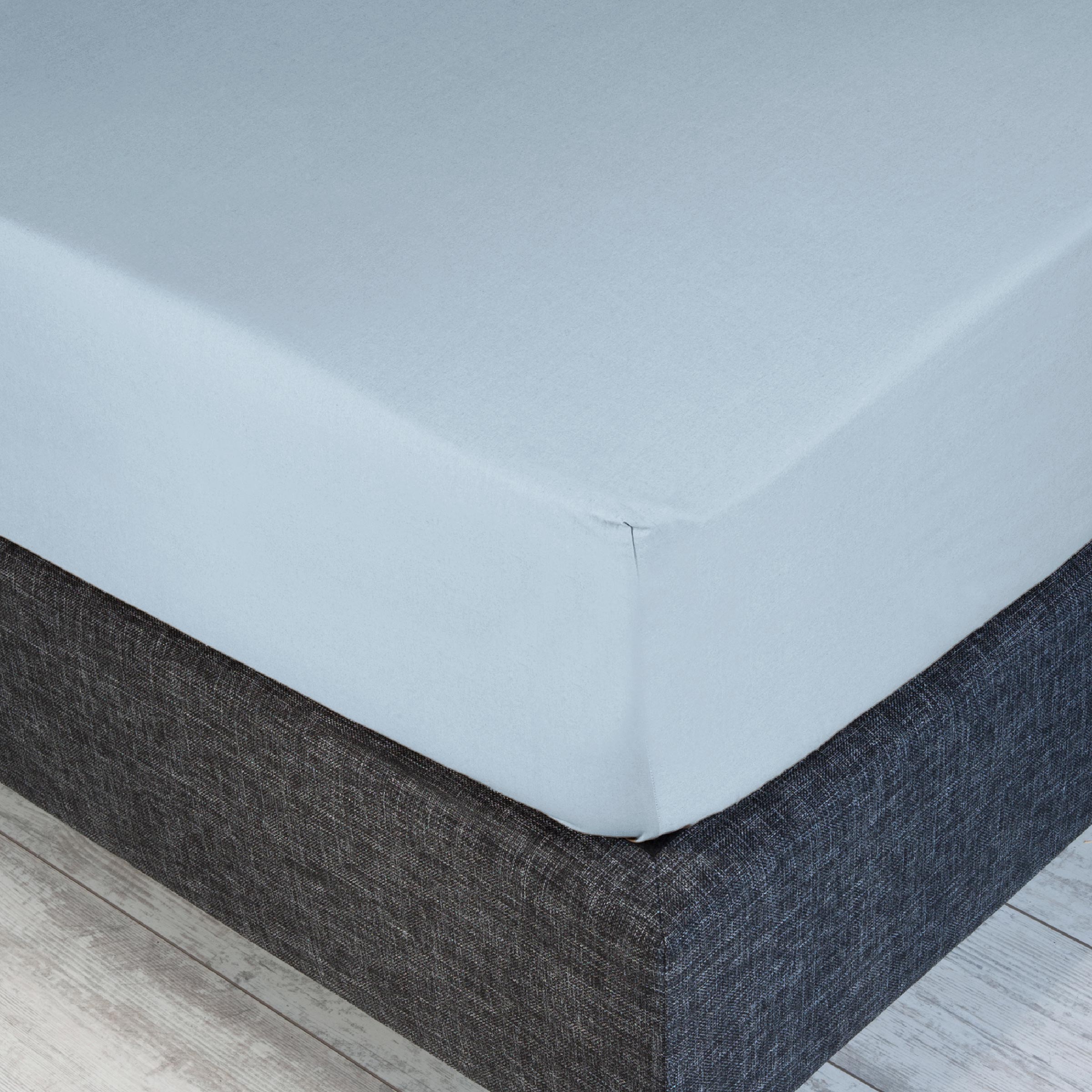 Dommelin Split Hoeslaken Percal 200TC Lichtblauw