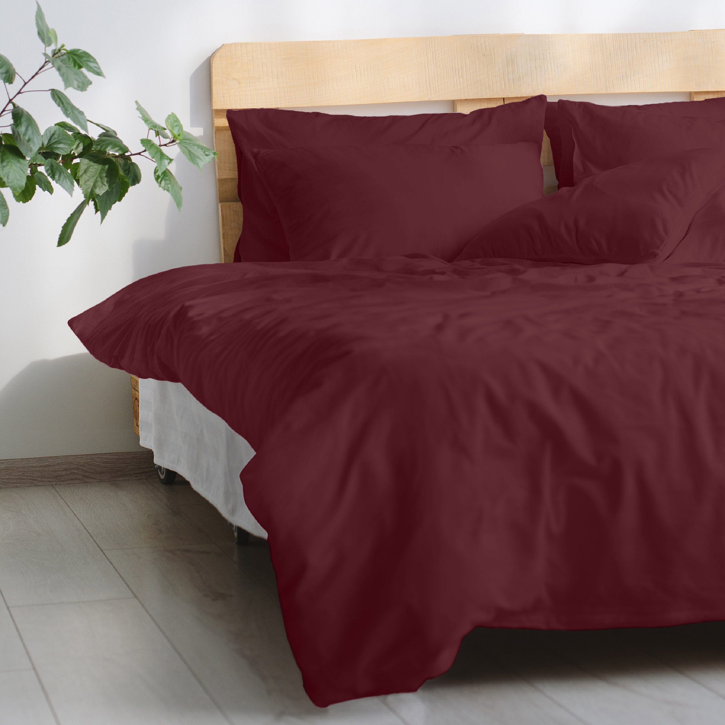 Dommelin Dekbedovertrek Katoen 180TC Bordeaux