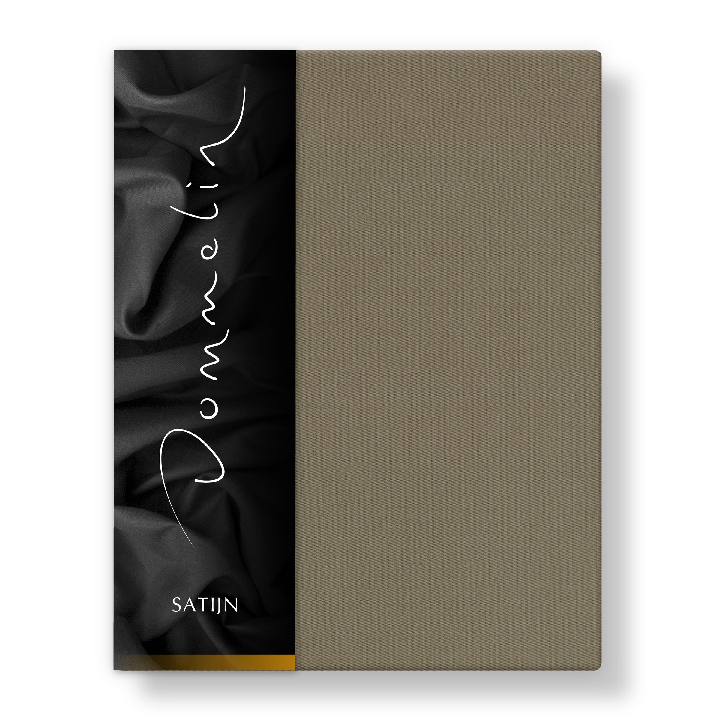 Dommelin Topper Hoeslaken Satijn 300TC Taupe