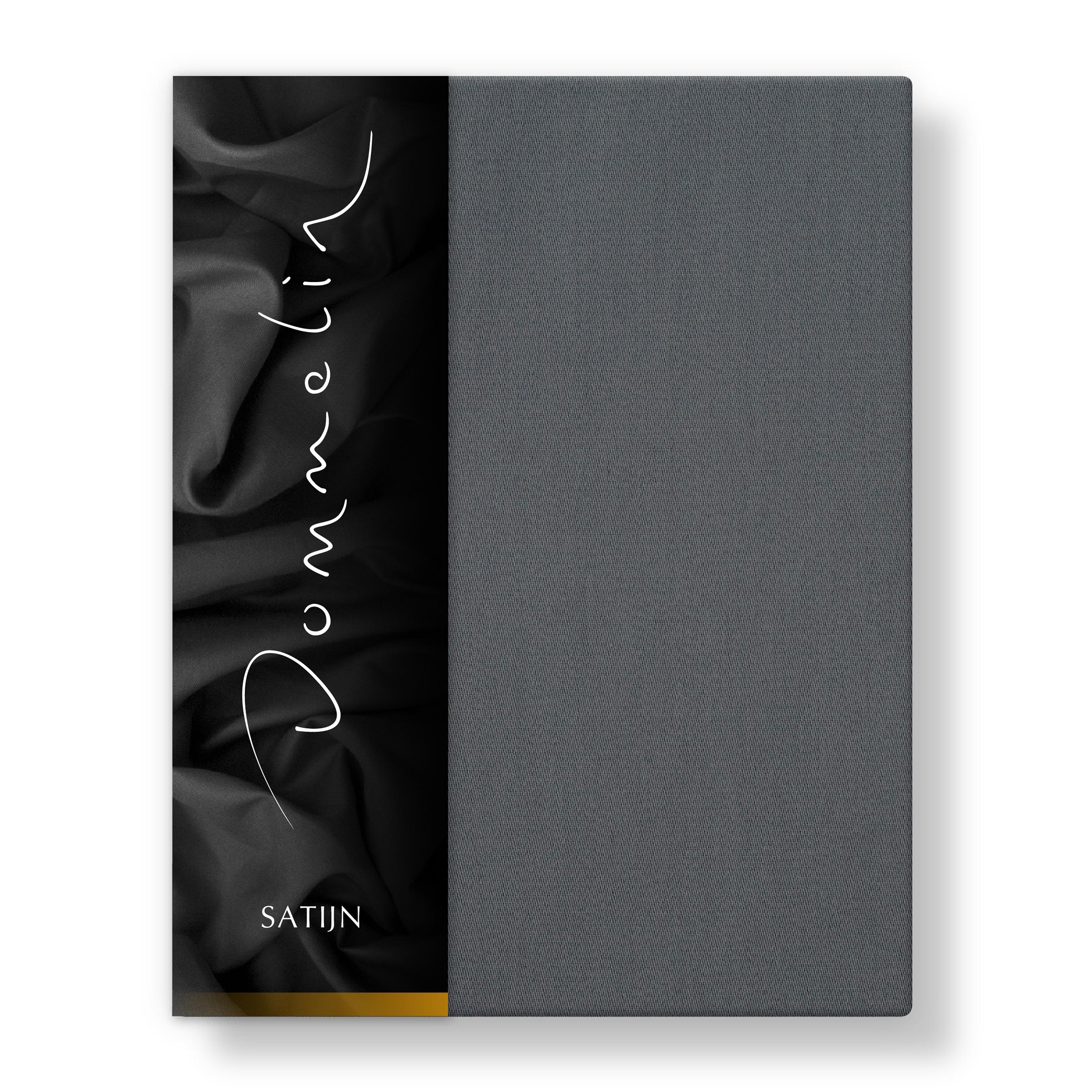 Dommelin Split Hoeslaken Satijn 300TC Olifantgrijs