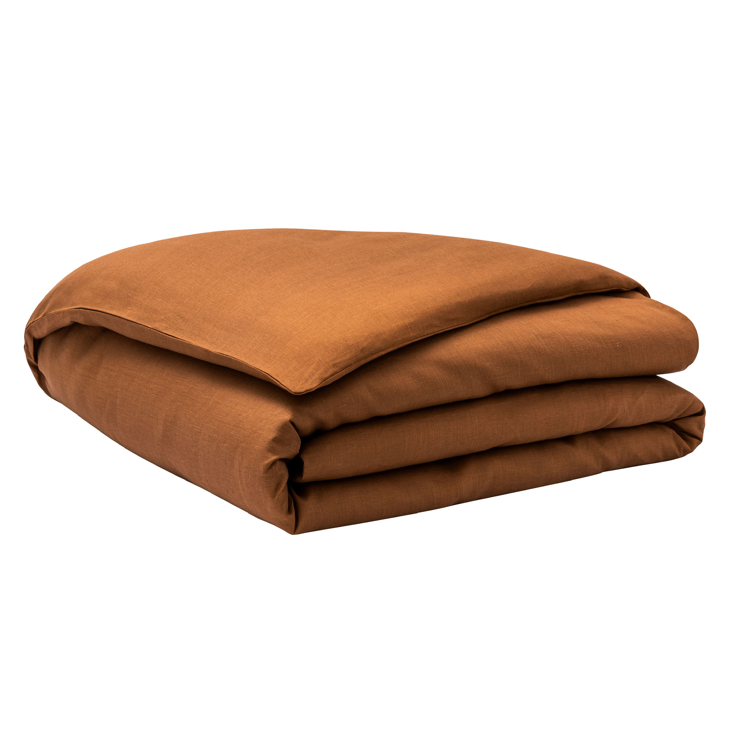 Alexandre Turpault Dekbedovertrek Nouvelle Vague Stonewashed Linnen Teak