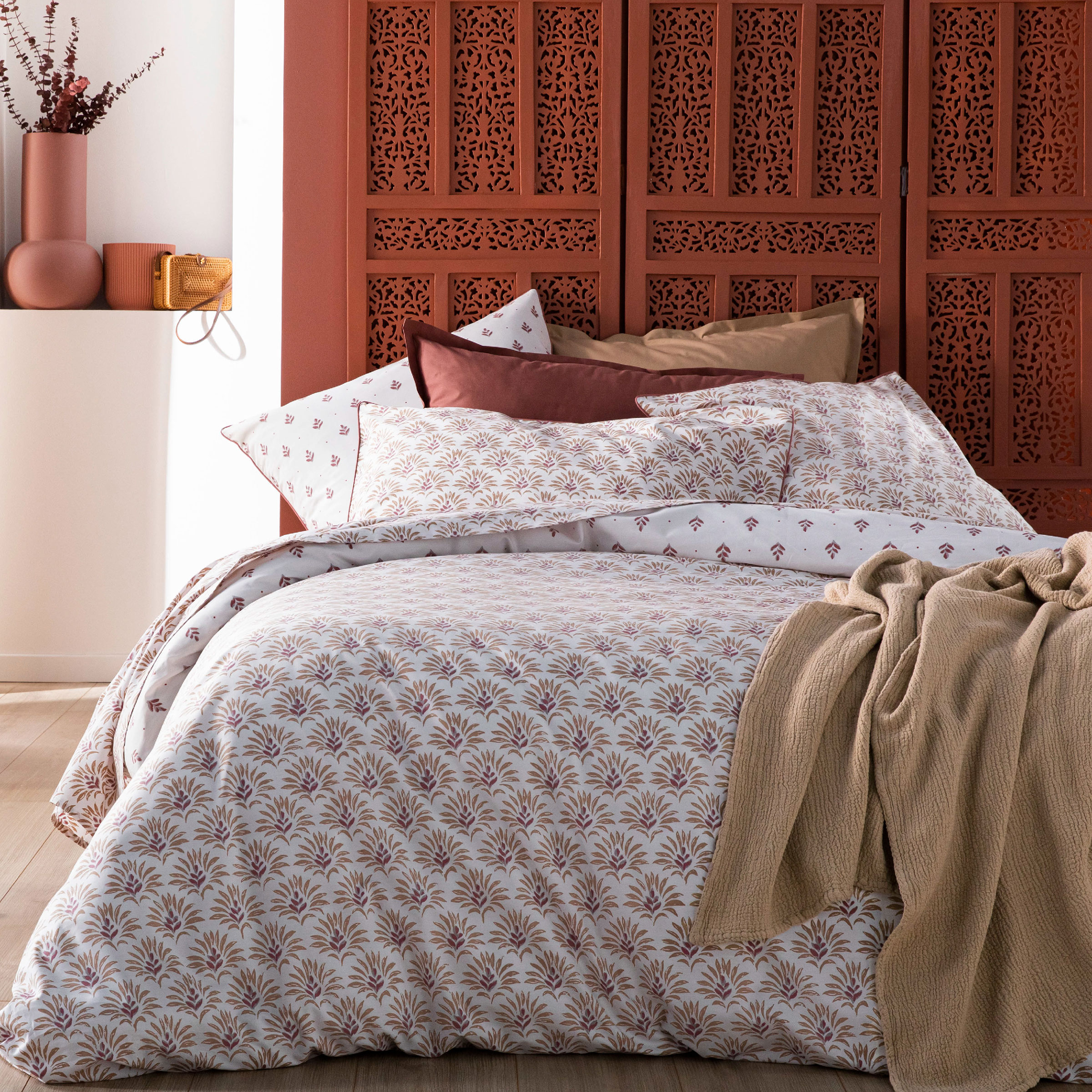 Essix Sprei Jazzy Stonewashed Katoengaas Petale 260 x 240 cm