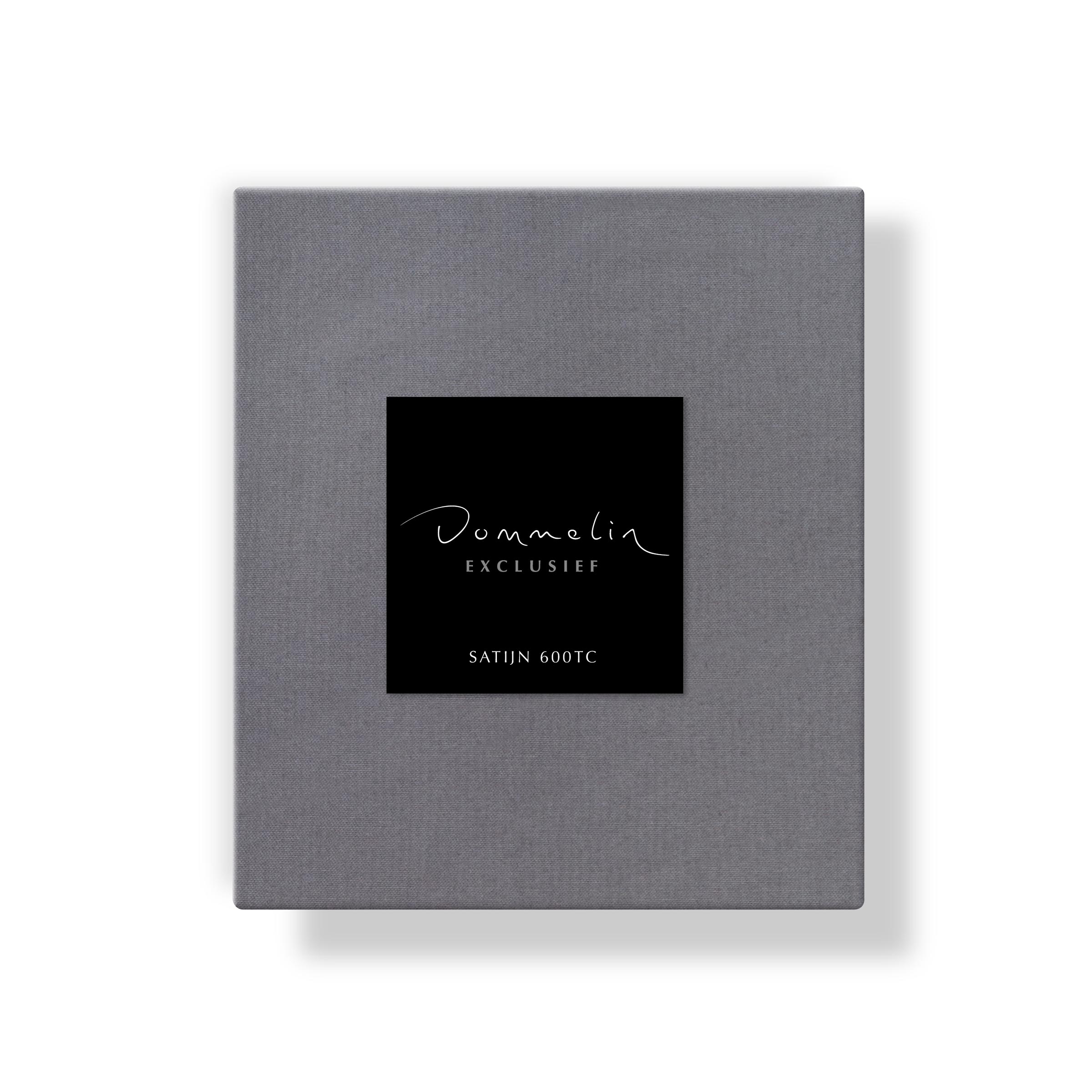 Dommelin Kussensloop Volant Satijn 600TC Zink 60 x 70 cm