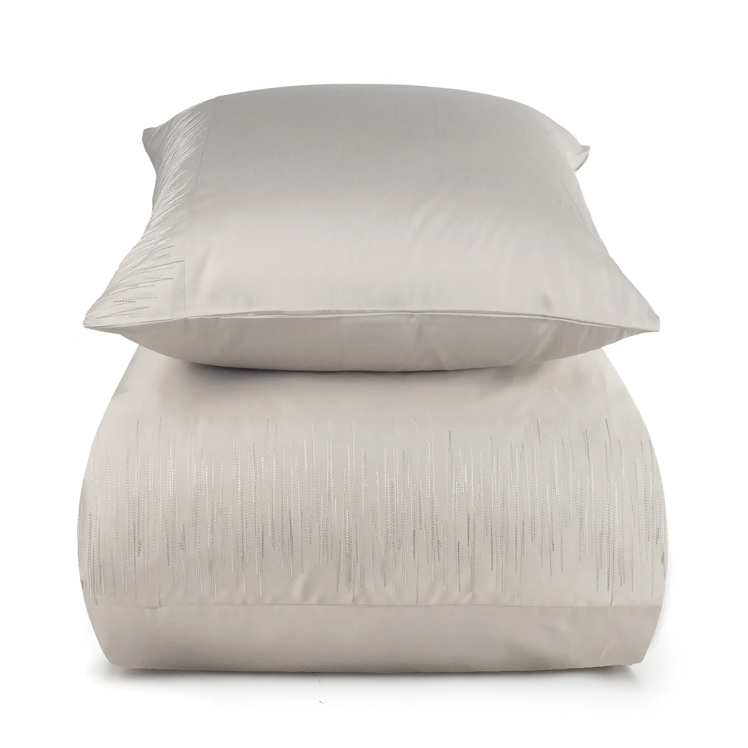 Mrs.Me Dekbedovertrekset Code Satijn 300TC Beige