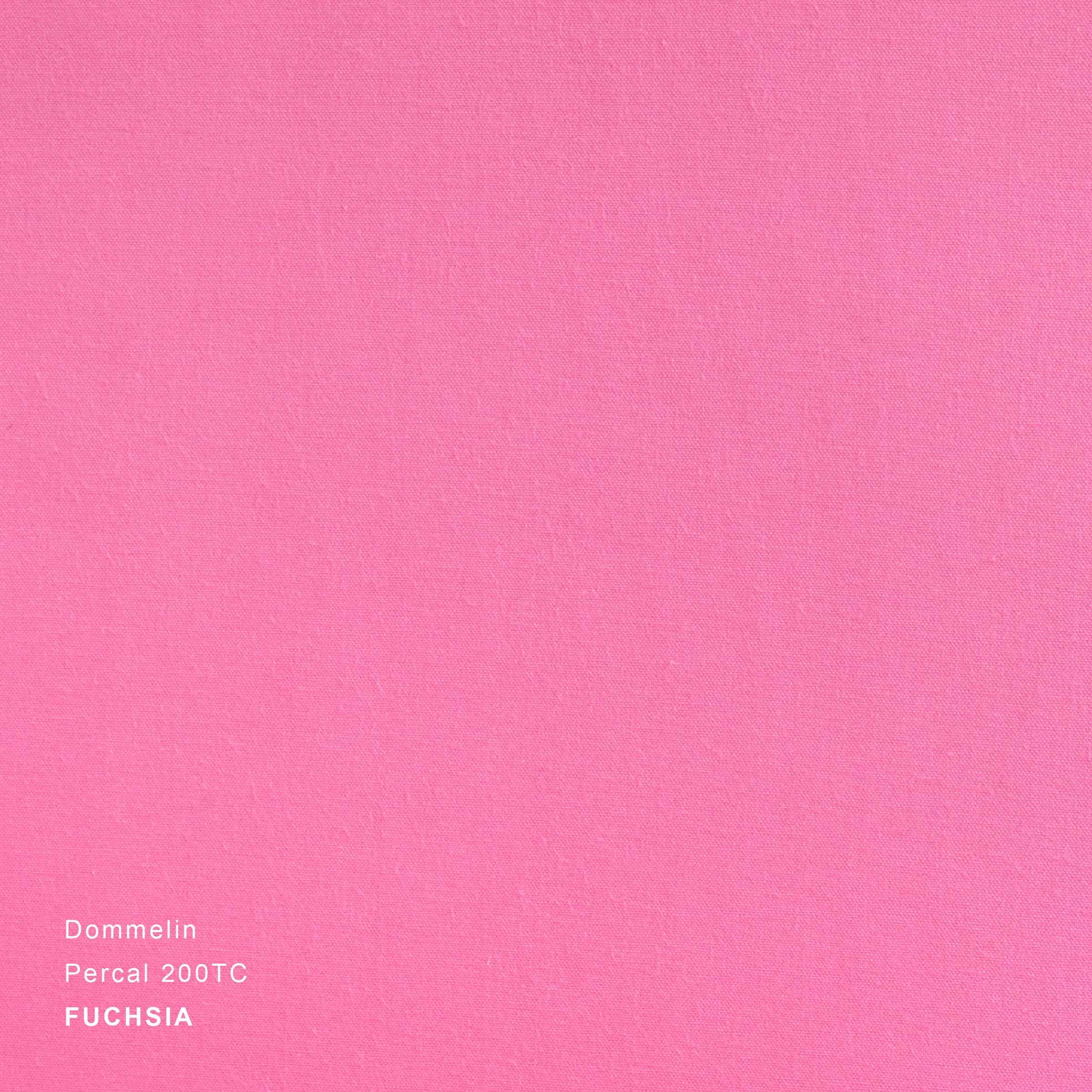 Dommelin Dekbedovertrek Set Percal 200TC Fuchsia 