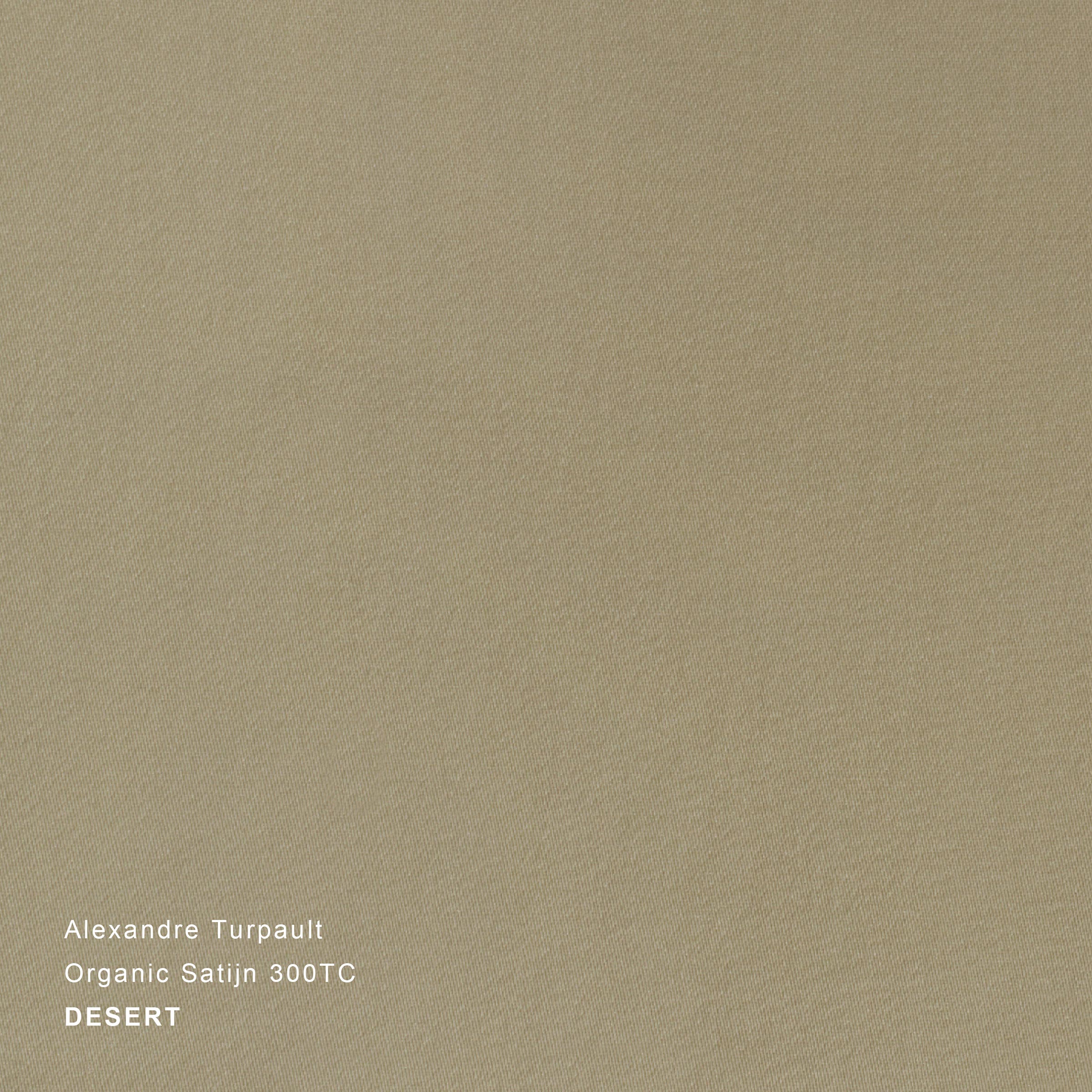 Alexandre Turpault Dekbedovertrek Teophile Organic Satijn 300TC Desert