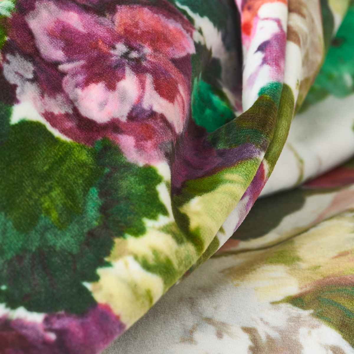 Designers Guild Sierkussenhoes Grandiflora Velours 60 x 60 cm