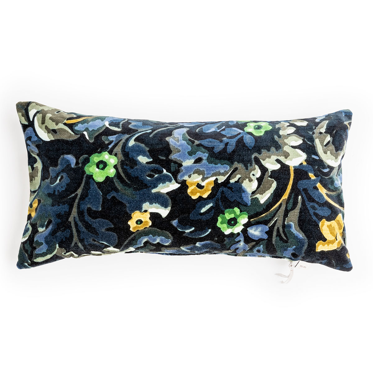 Mrs.Me Sierkussen Fleur Velours Electric Blue 30 x 60 cm