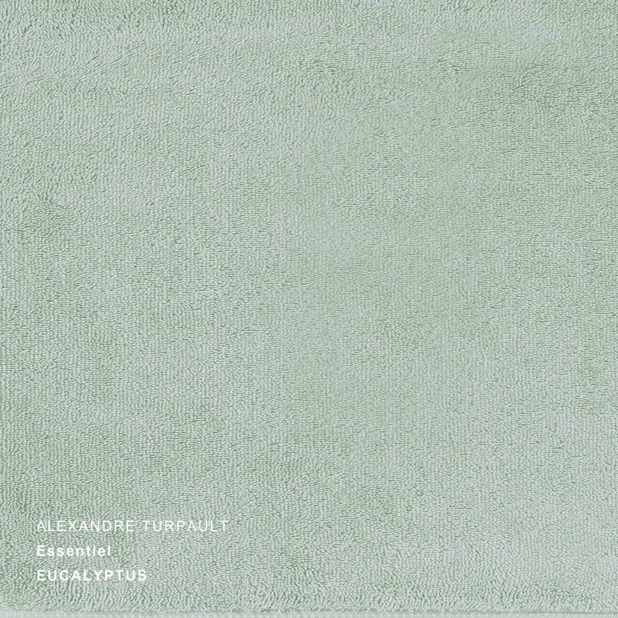 Alexandre Turpault Douchelaken Essentiel Organic Katoen 650 gr/m2 Eucalyptus 70 x 140 cm