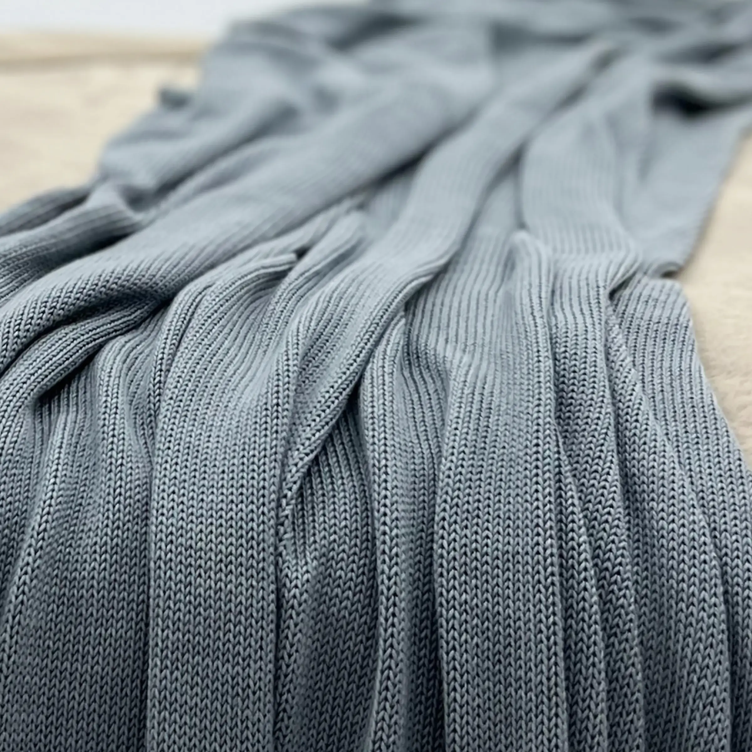 Mrs.Me Plaid Nest Tencel Sky 140 x 300 cm