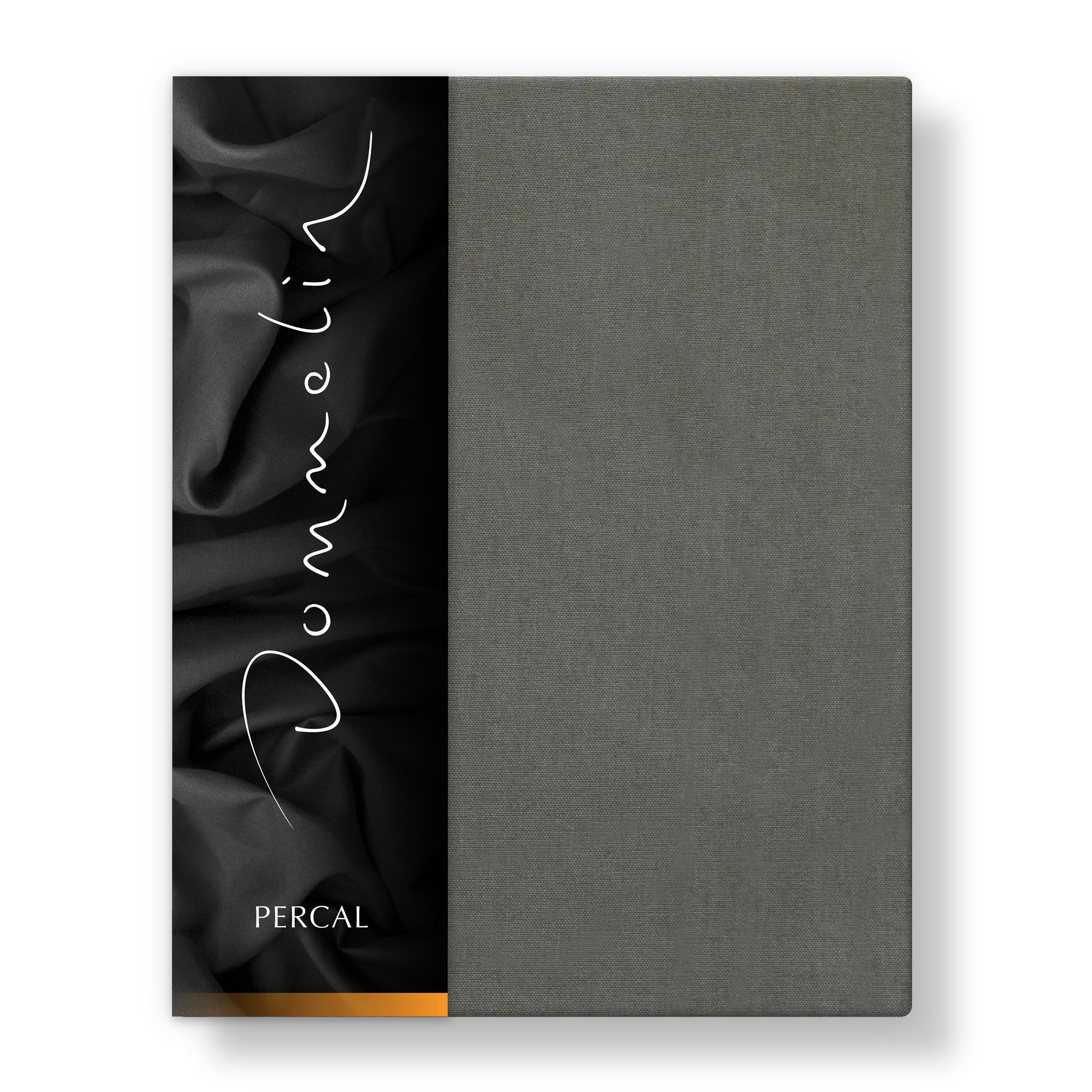 Dommelin Laken Percal 200TC Leisteengrijs