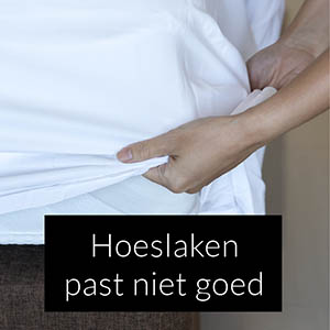 Hoeslaken past niet goed