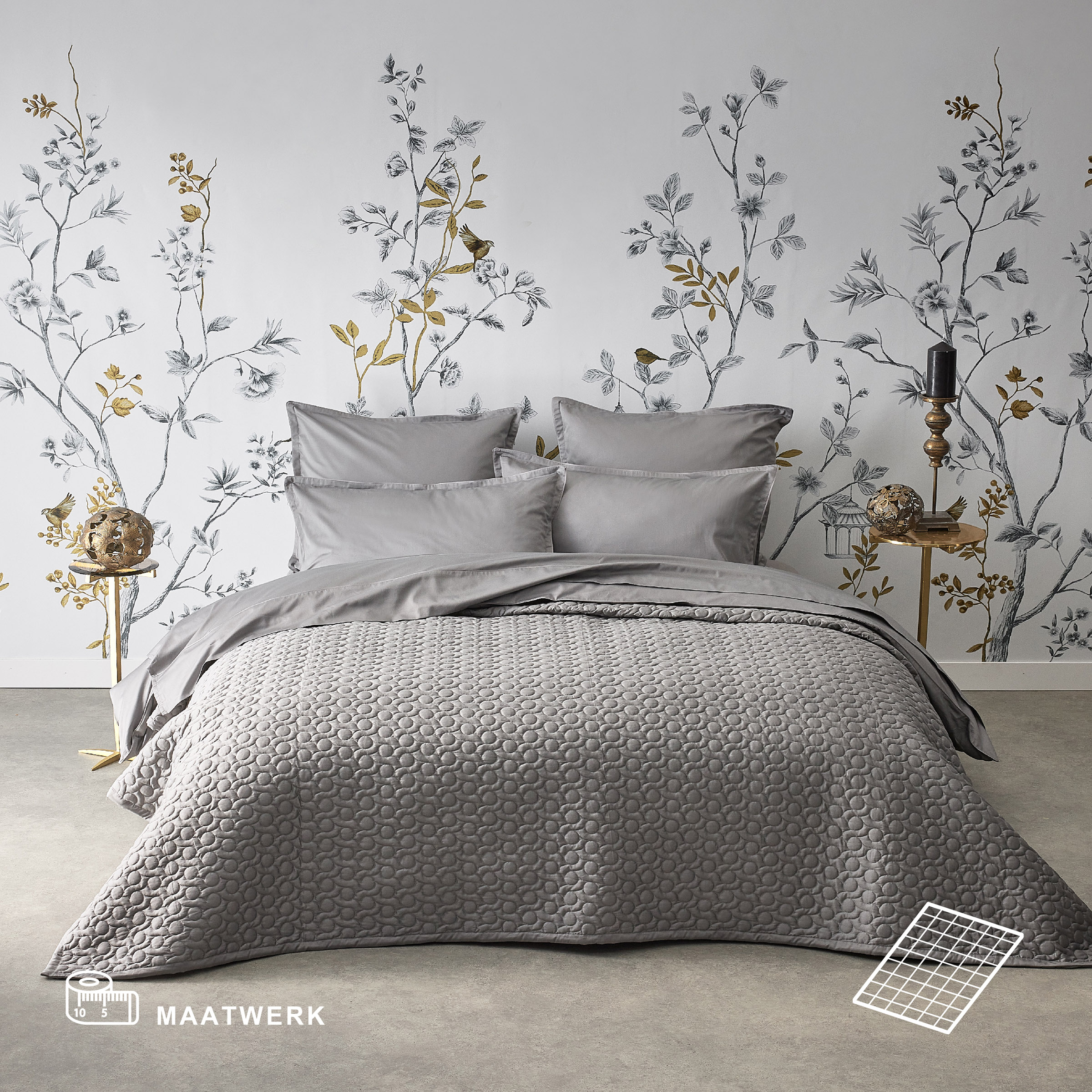 Alexandre Turpault Sprei op Maat Poesie Satijn