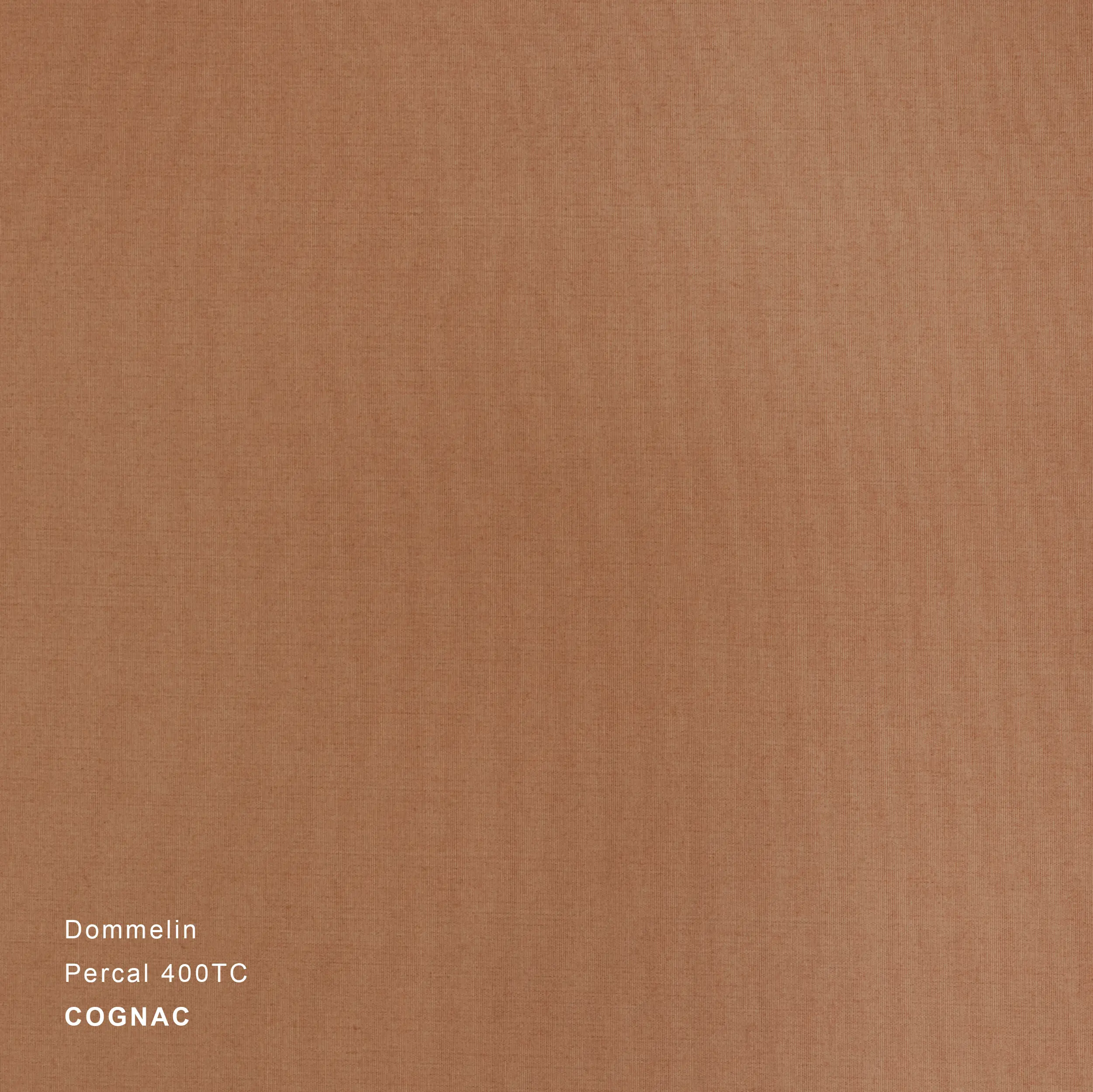 Dommelin Kussensloop Volant Percal 400TC Cognac 60 x 70 cm